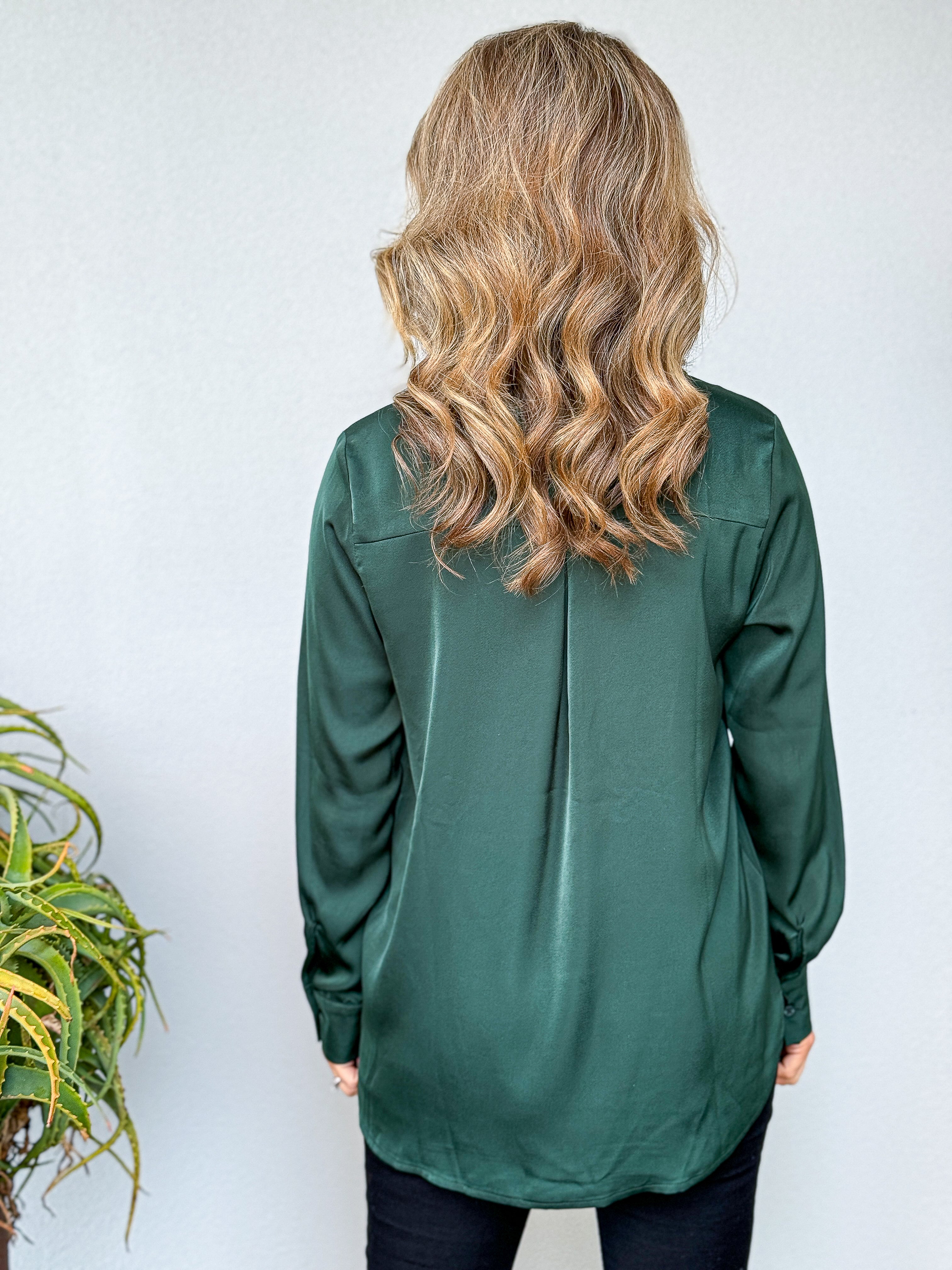 Isla Shirt - Emerald