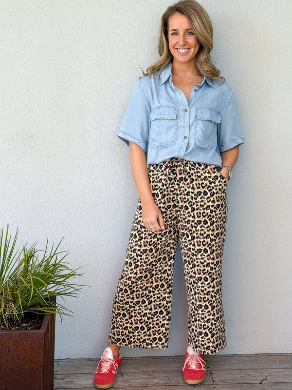 Luella Pants - Leopard