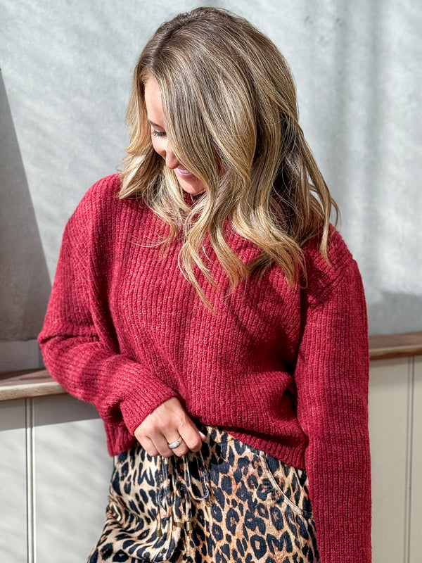 Jordana Knit -  Scarlet