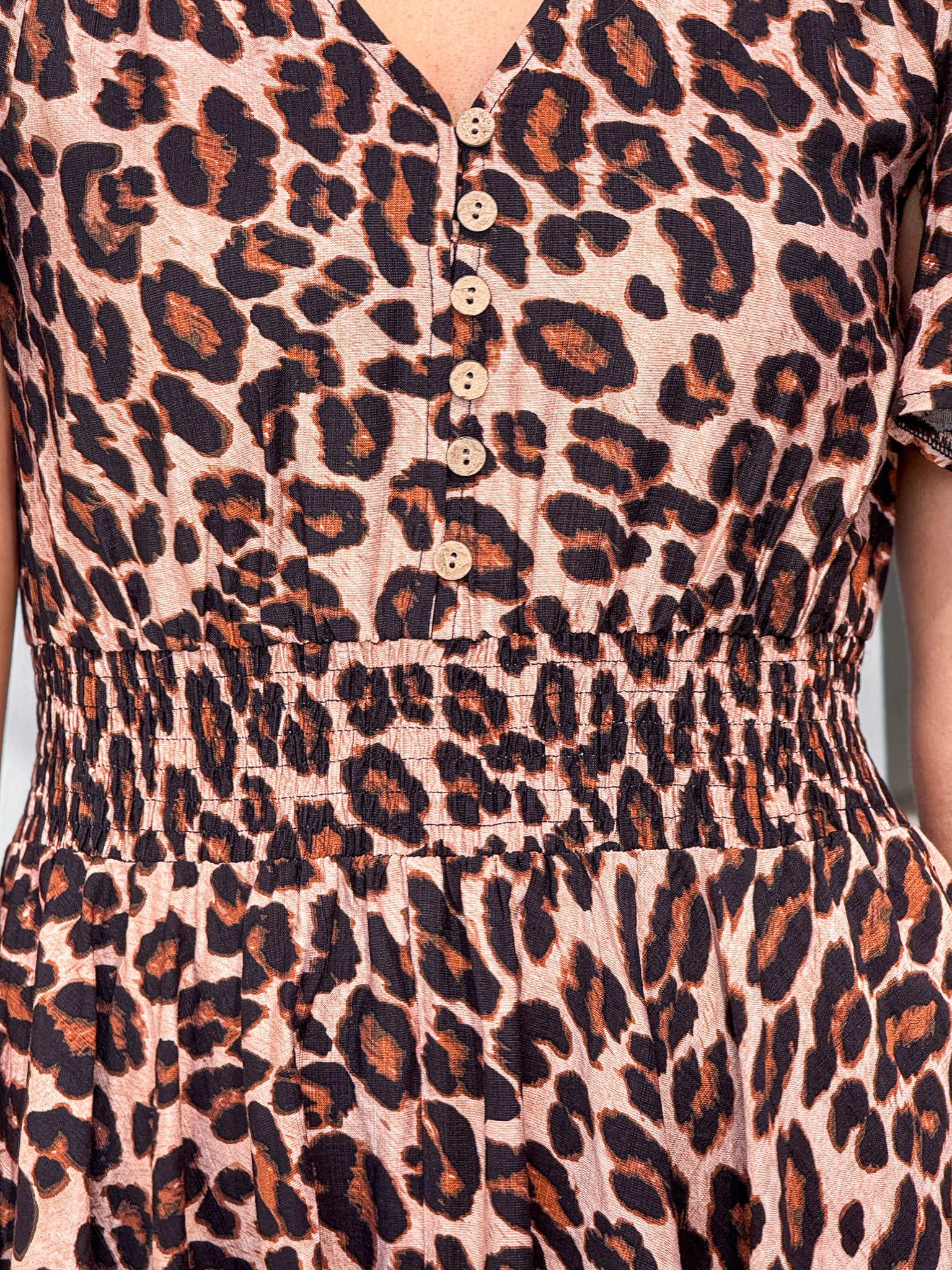 Katie Leopard Dress
