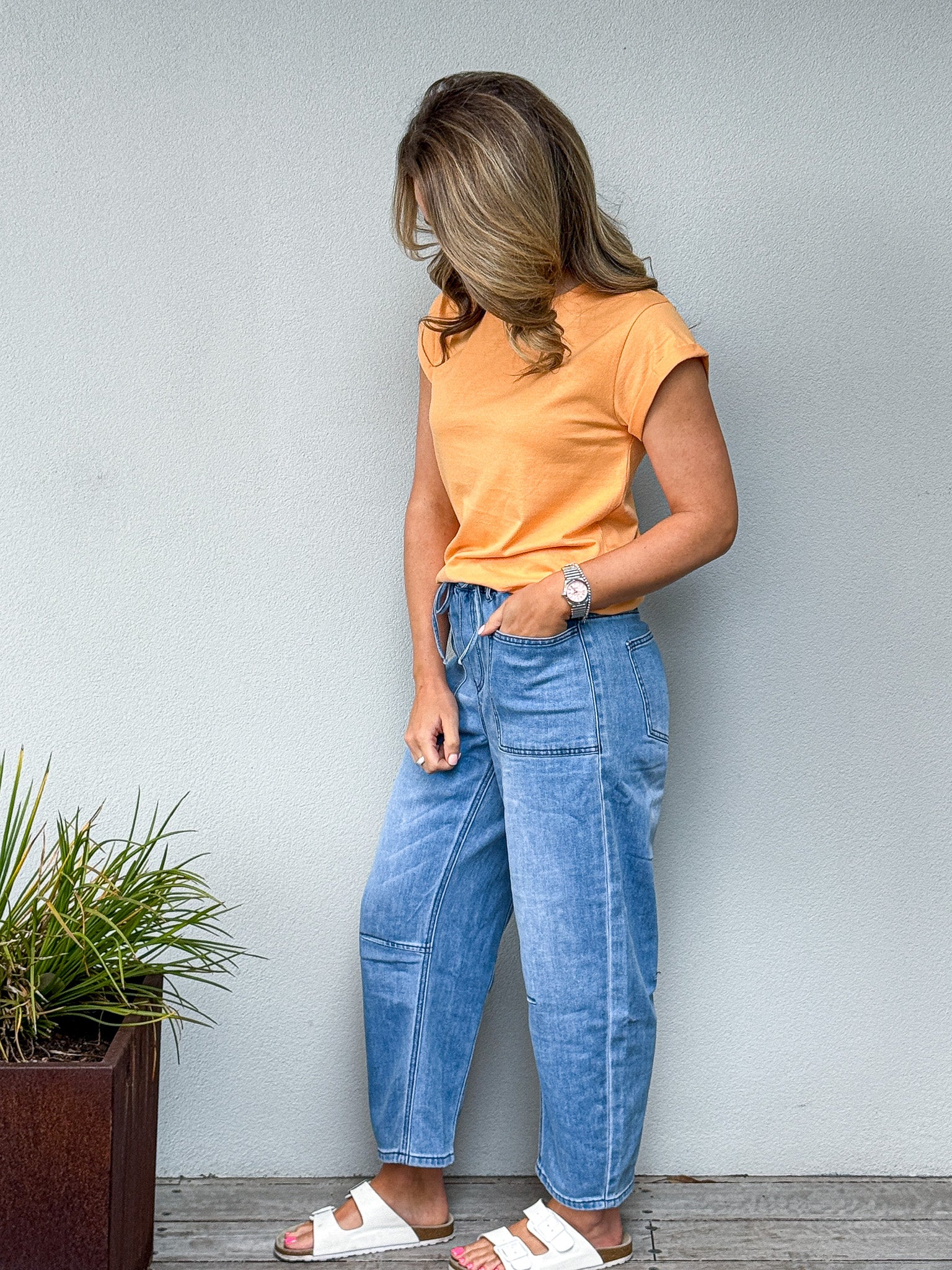 Laura Barrel Jeans