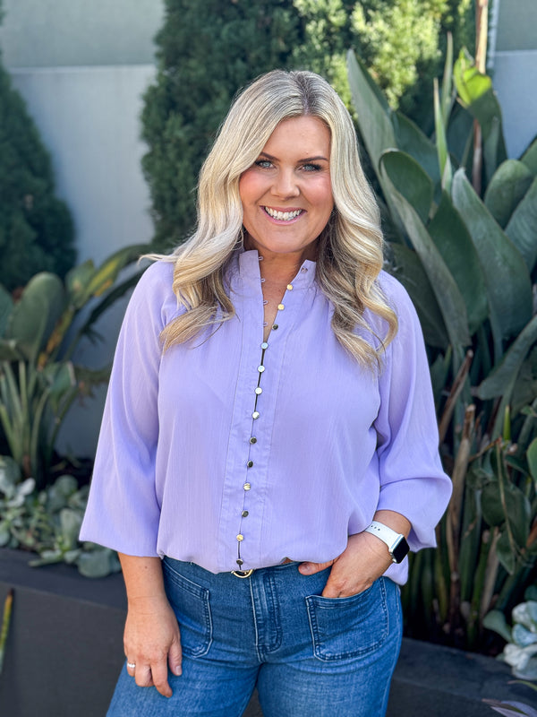 Lianna Blouse - Lilac