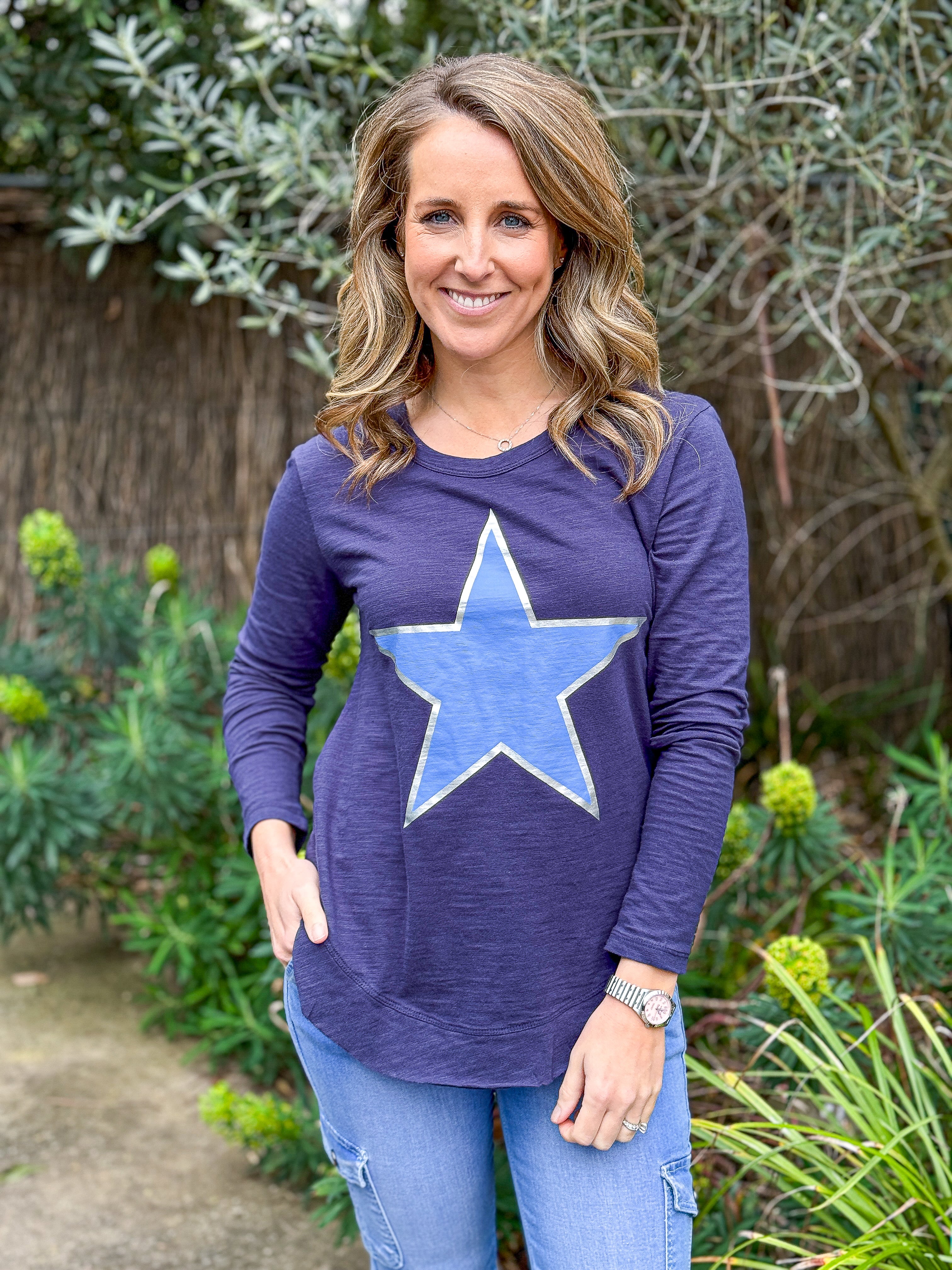 Lonestar Long Sleeve Tee - Ink