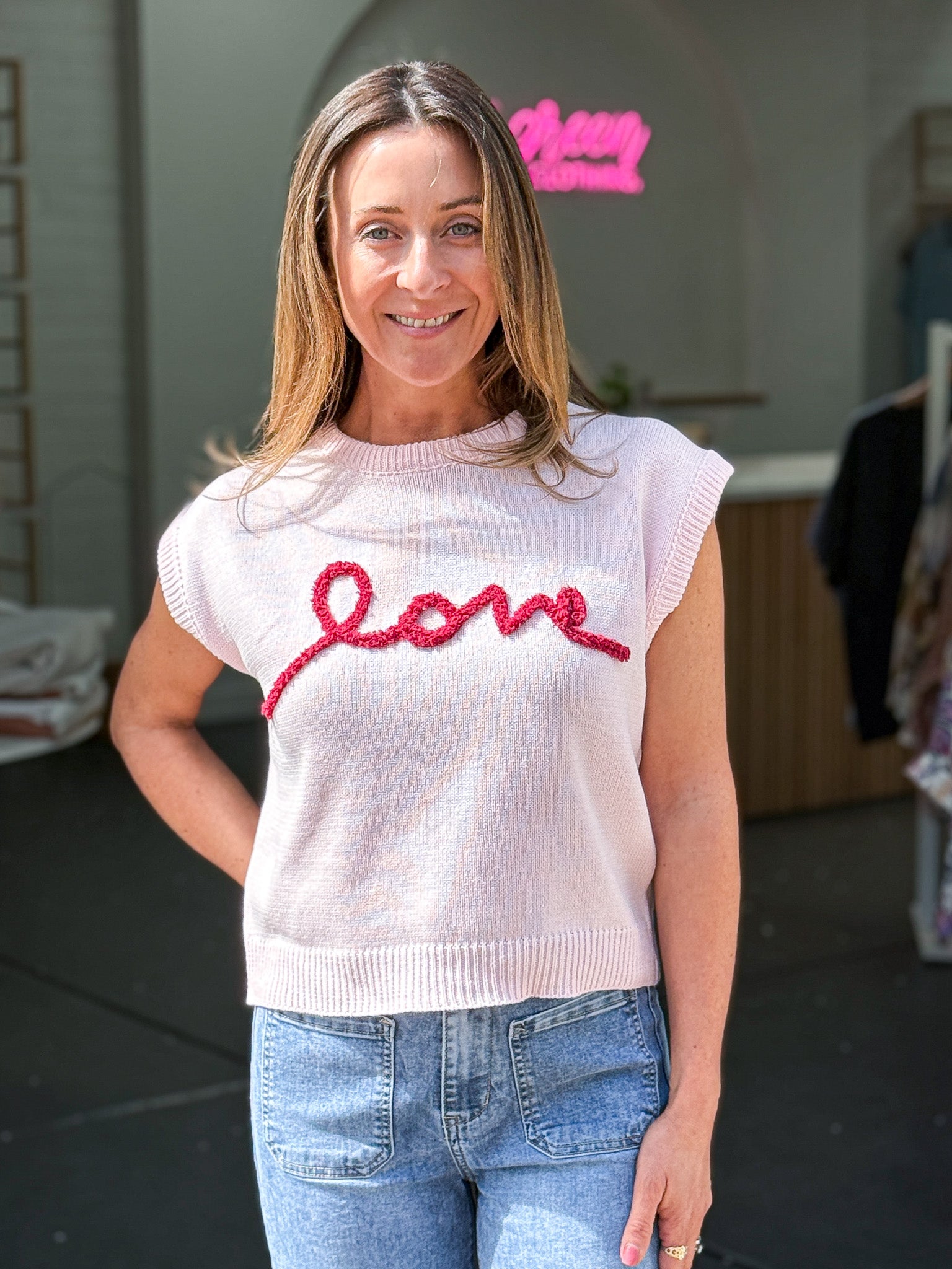 Love Knit Top - Pink