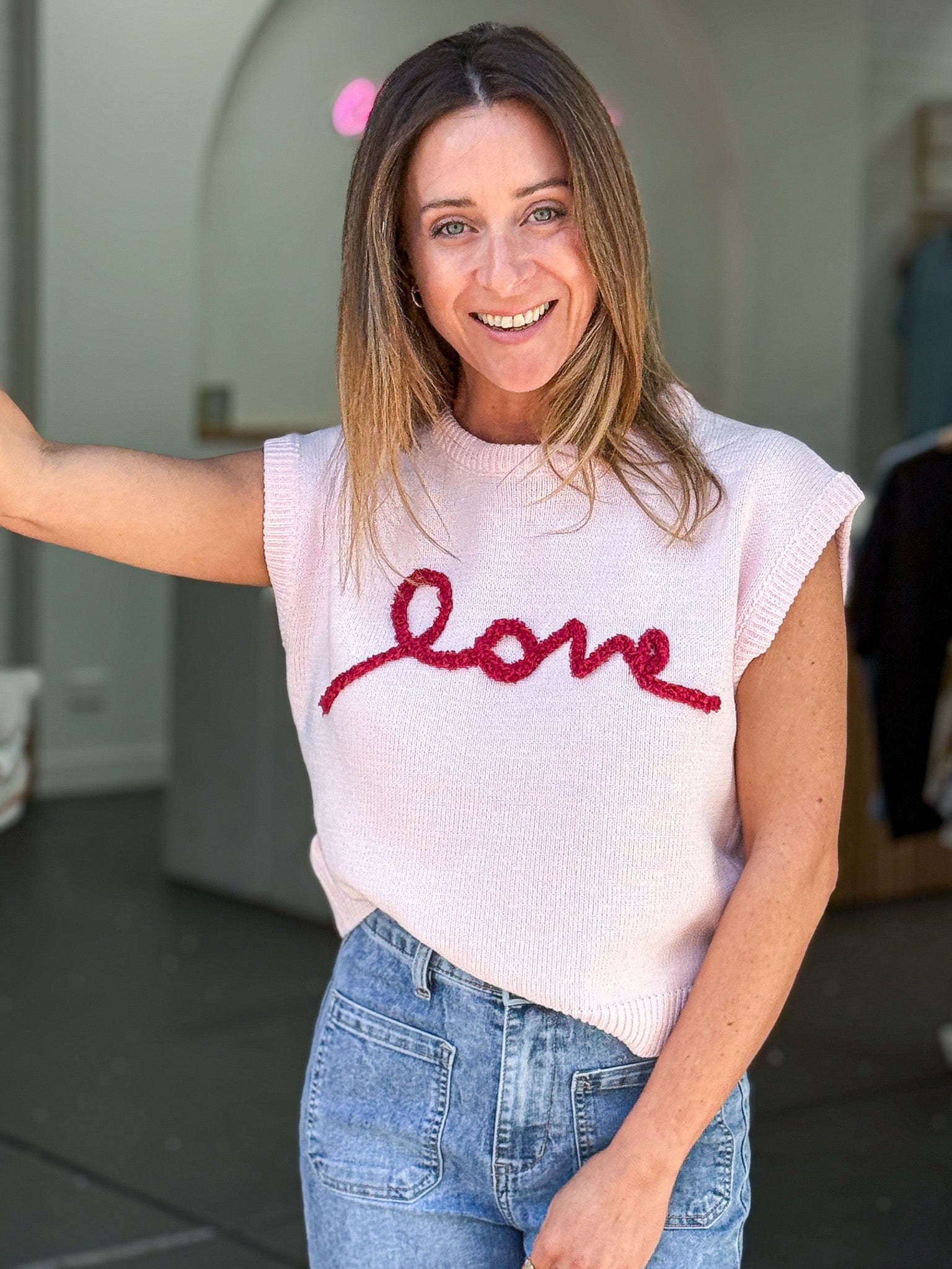 Love Knit Top - Pink