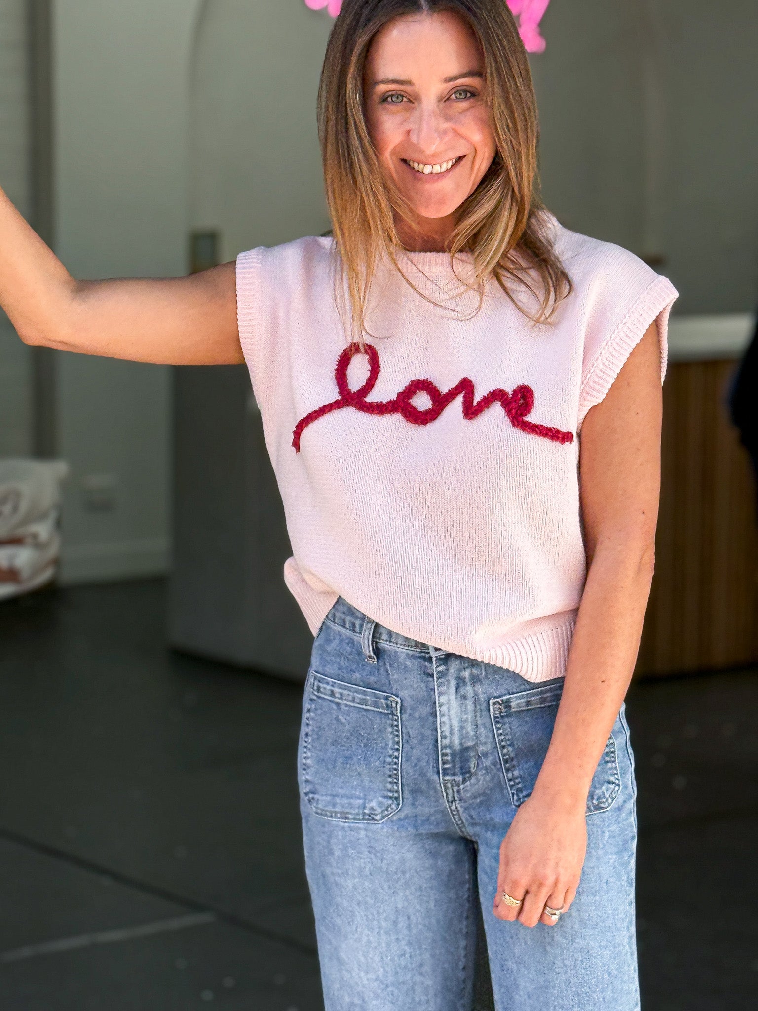 Love Knit Top - Pink