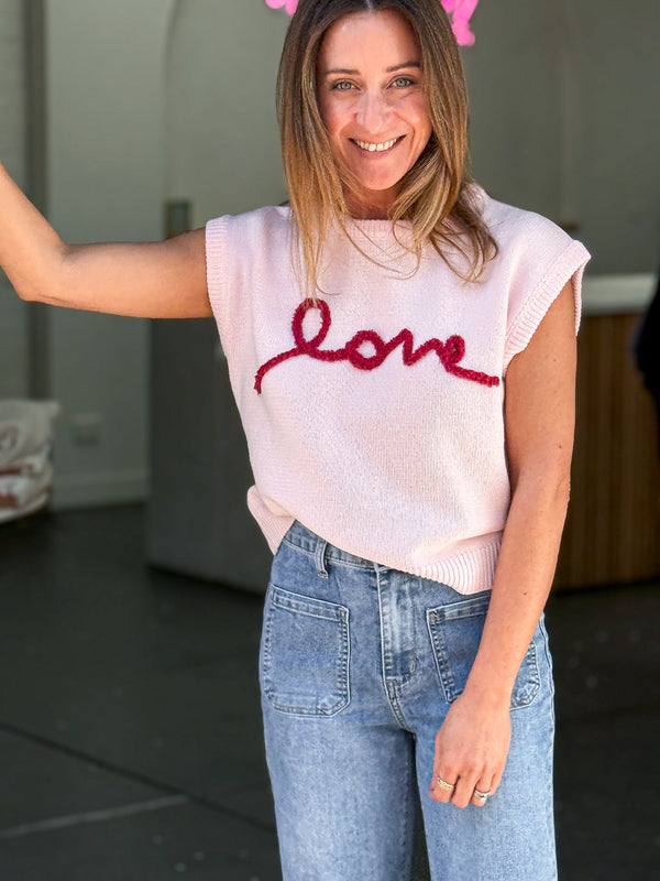 Love Knit Top - Pink