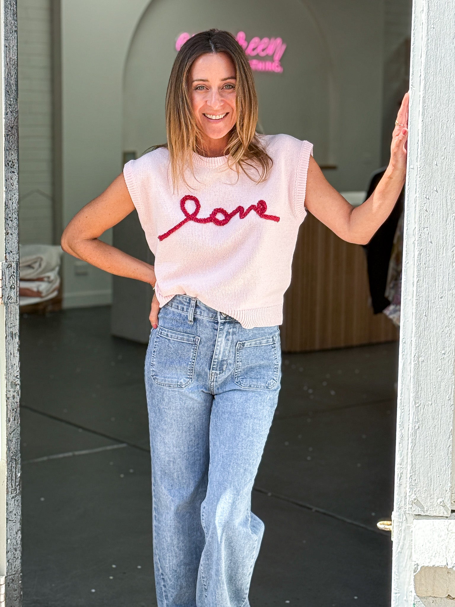 Love Knit Top - Pink
