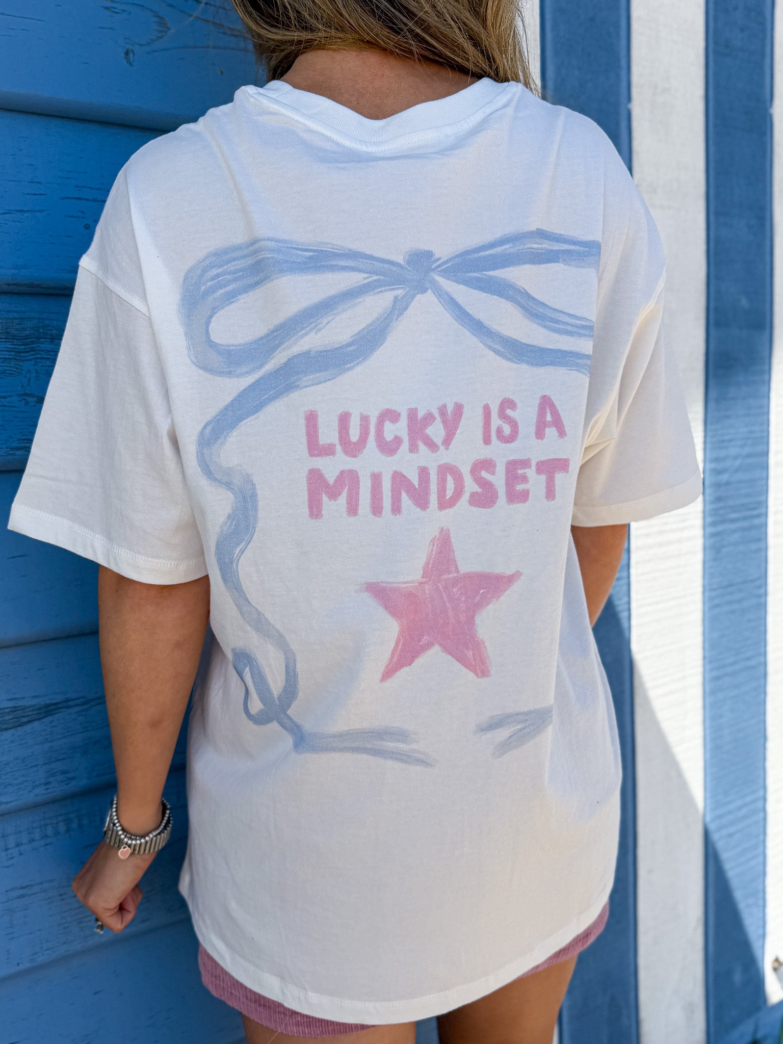 Lucky Star Tee - White