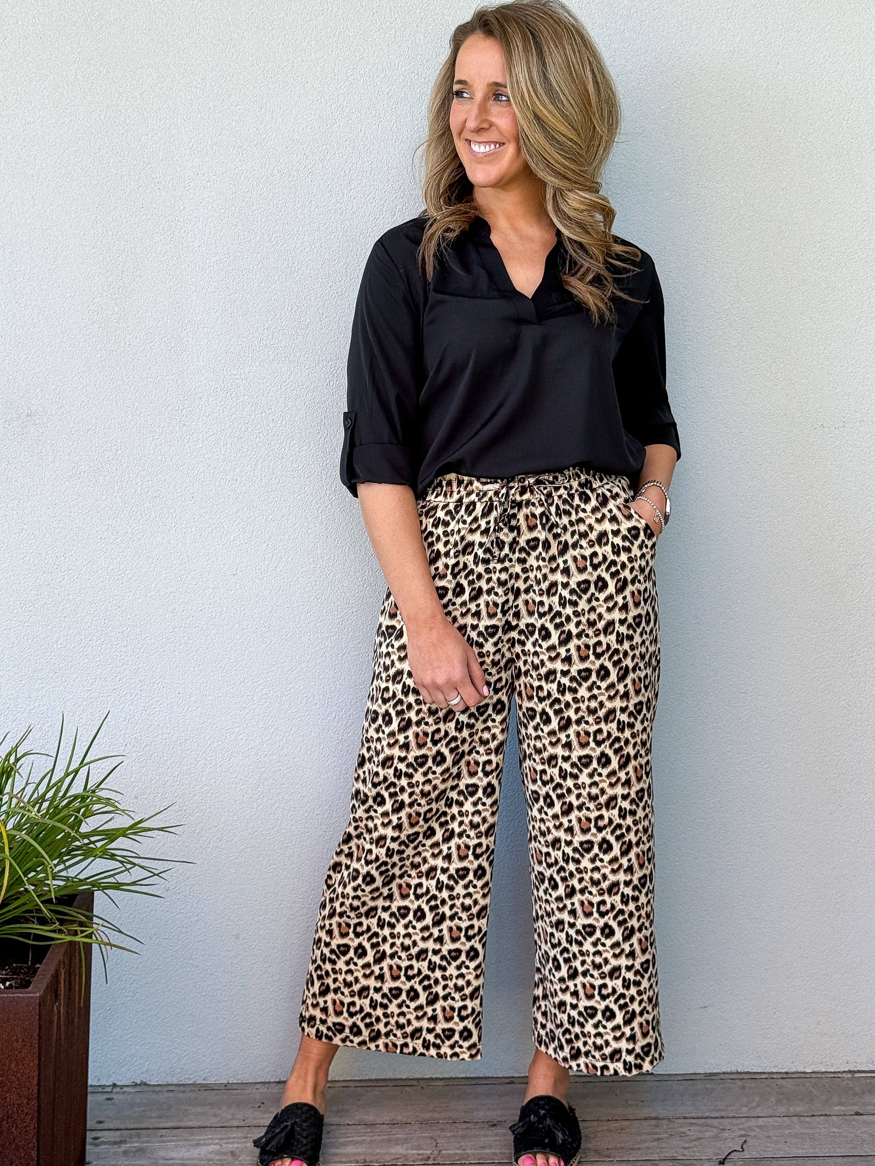 Luella Pants - Leopard