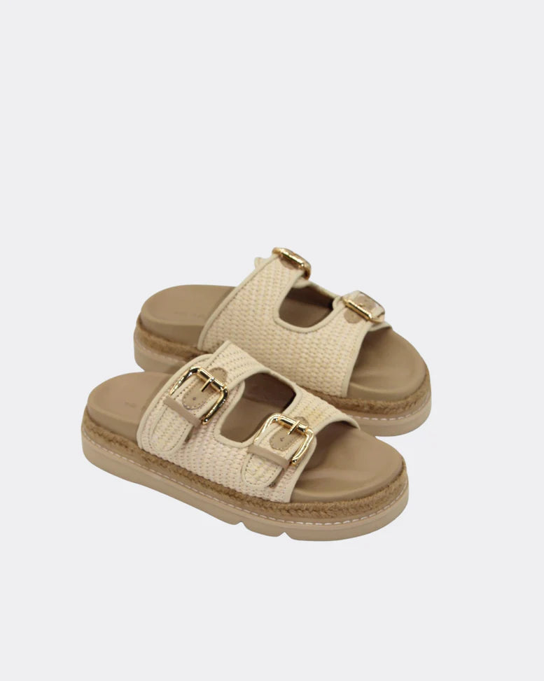 Maple Slide - Natural Raffia