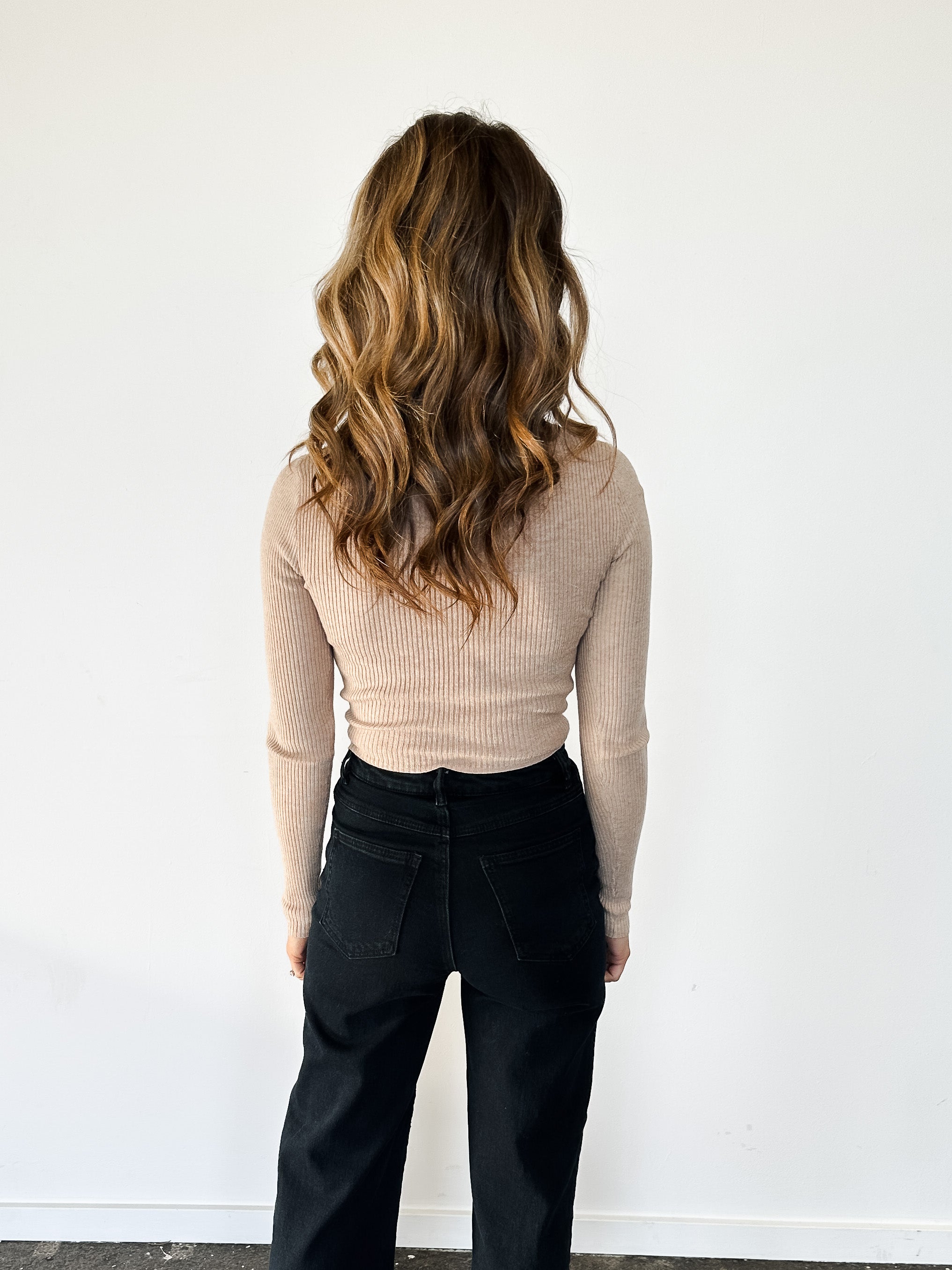 Mae Knit Top - Oat