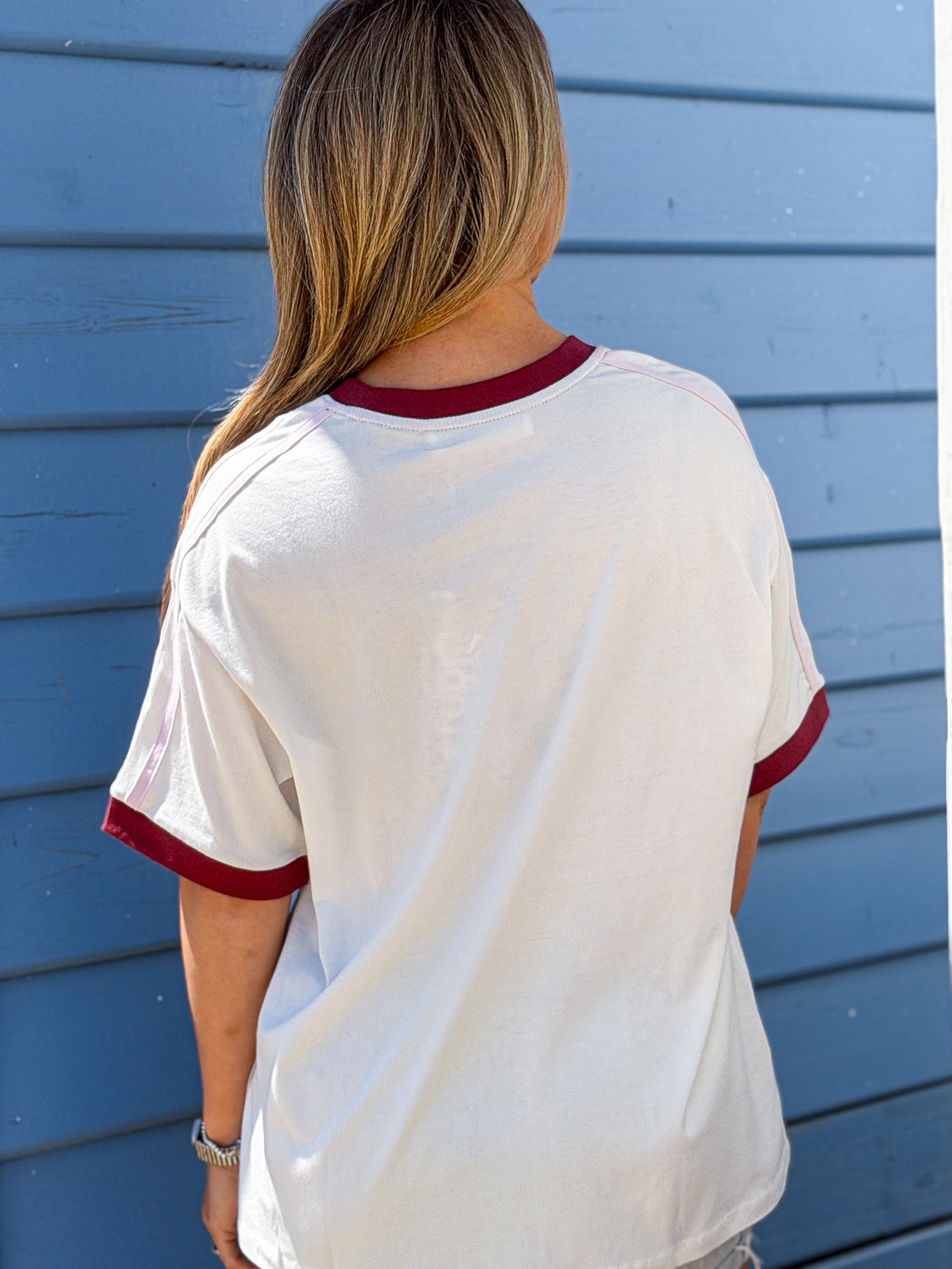 Mediterranean Posy Tee - White