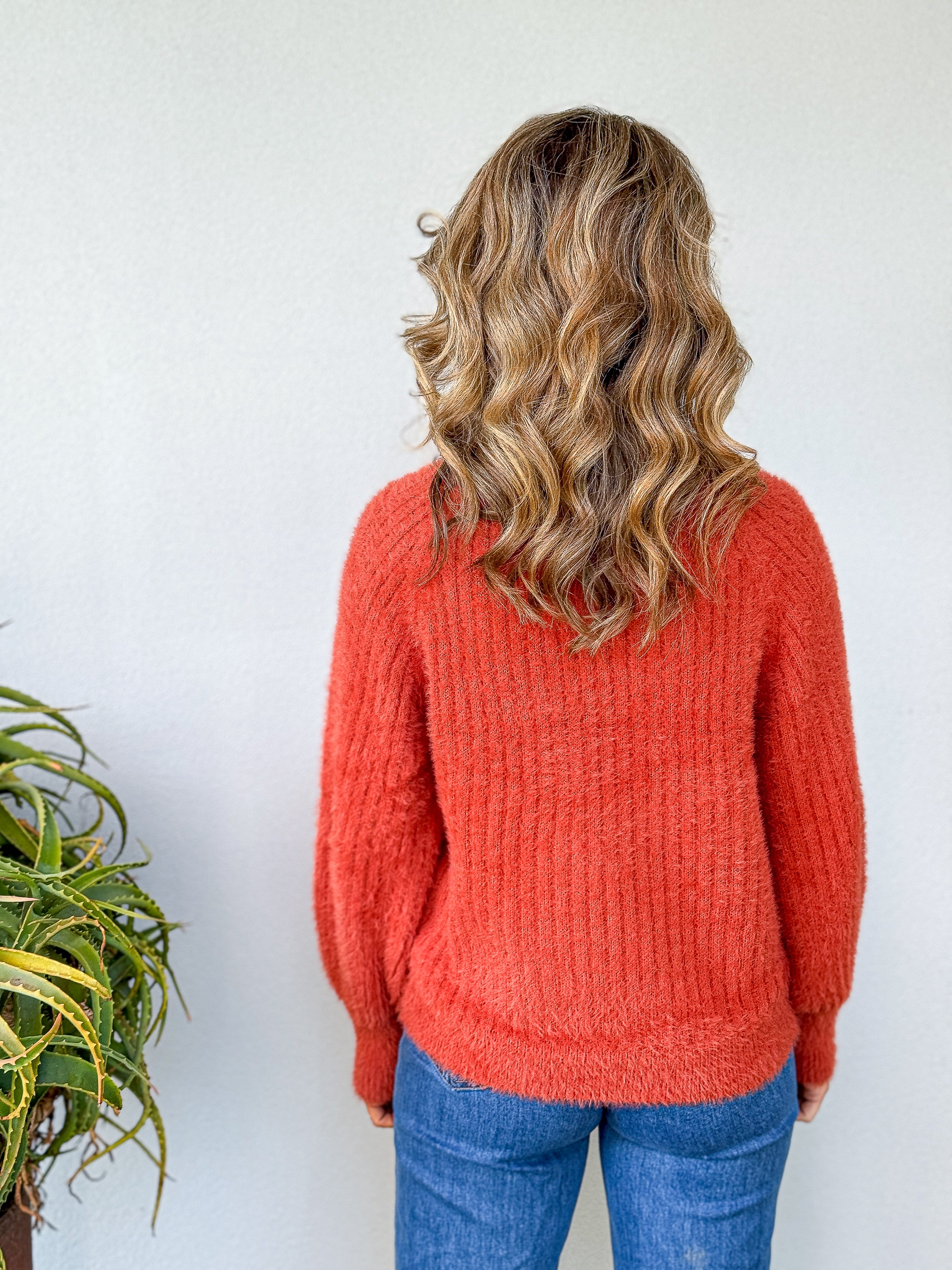 Missy Oversized Knit - Rust