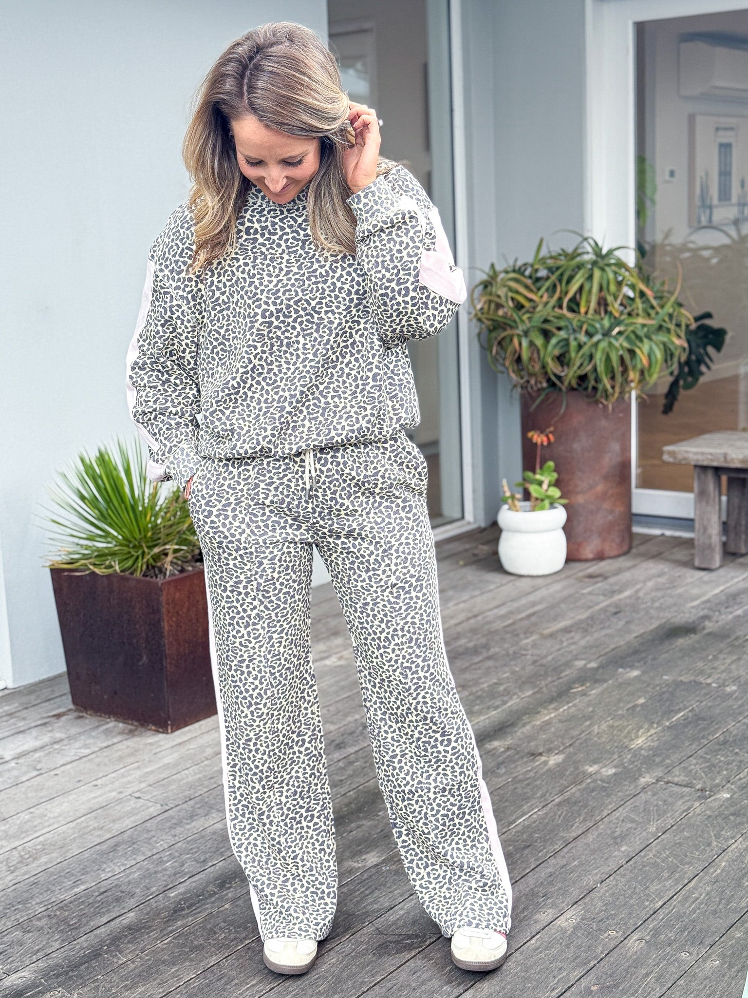 Nico Panel Track Pant - Print
