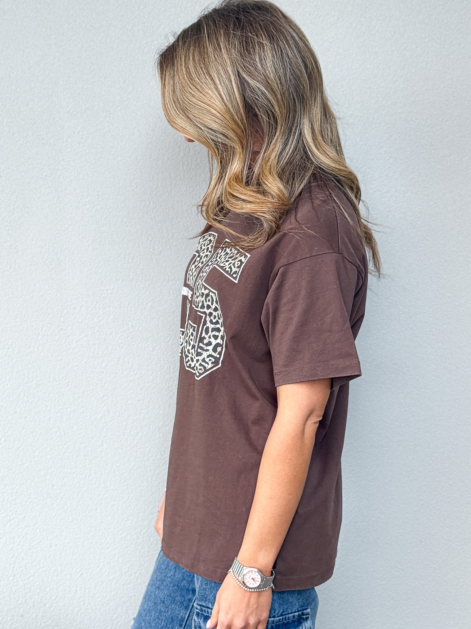 Nico Relaxed Tee - Brown
