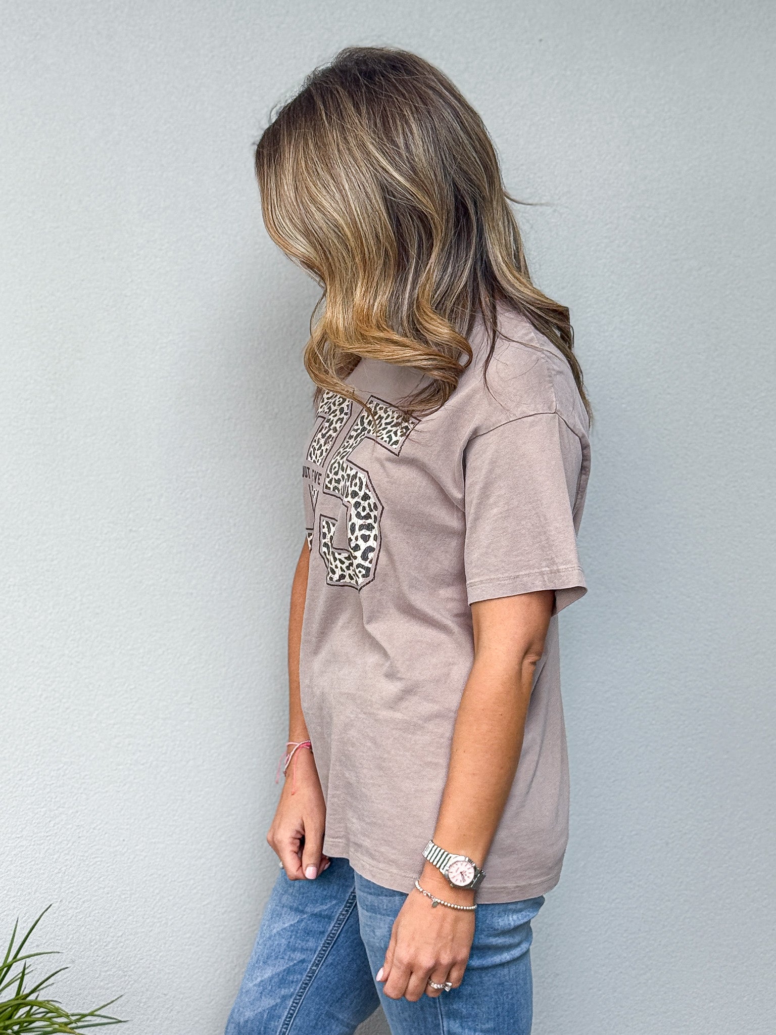 Nico Relaxed Tee - Stone
