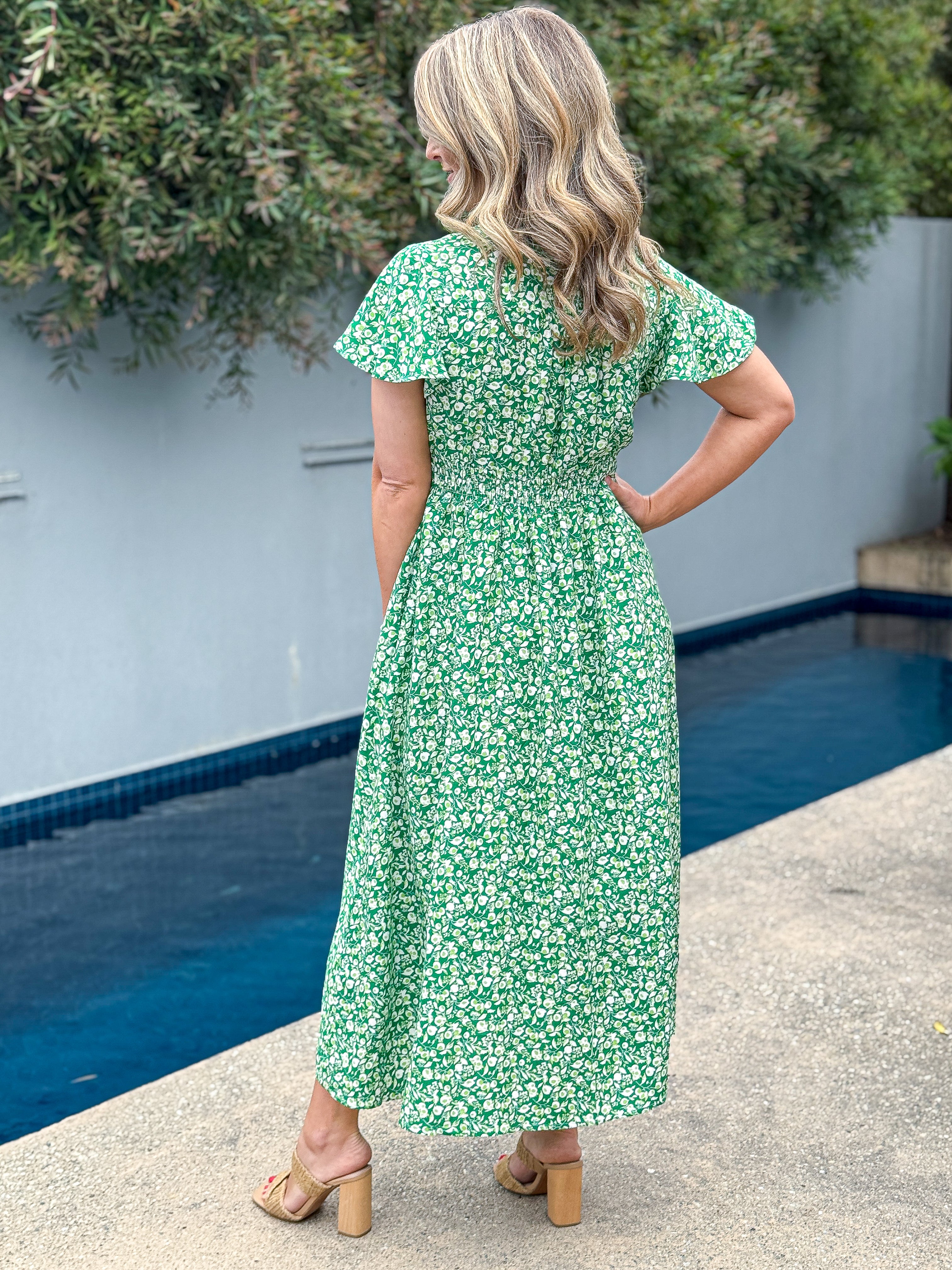 Norman Dress Green