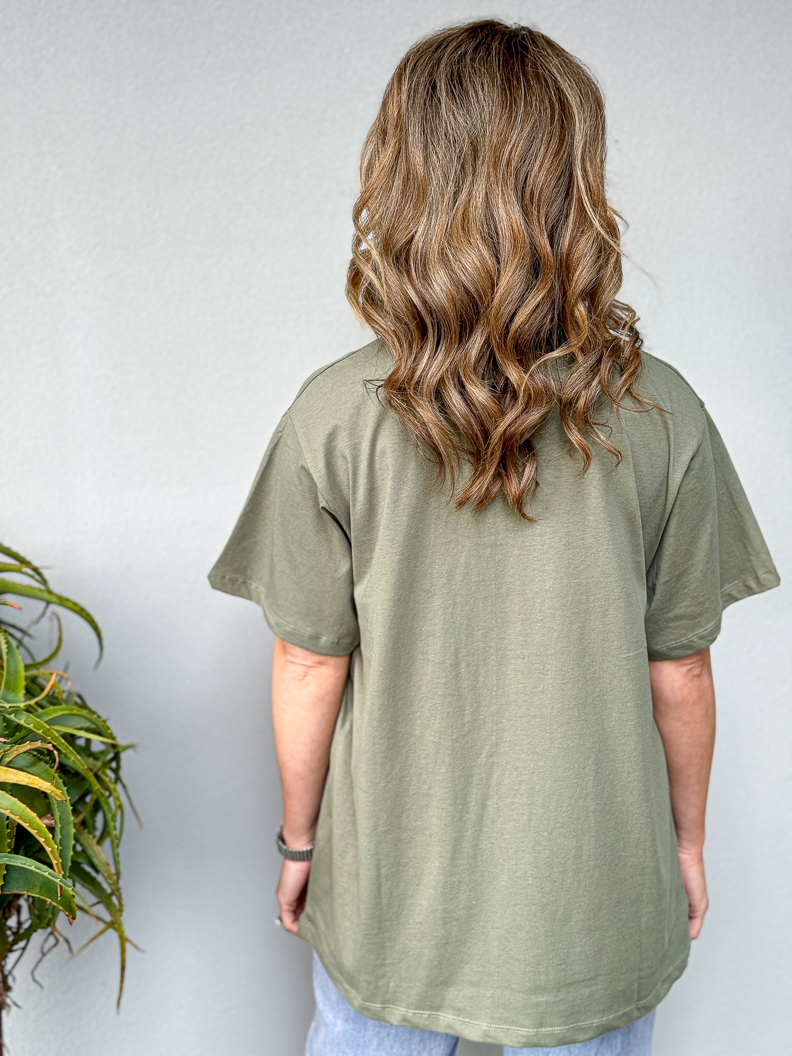 Oversized Tee - Khaki