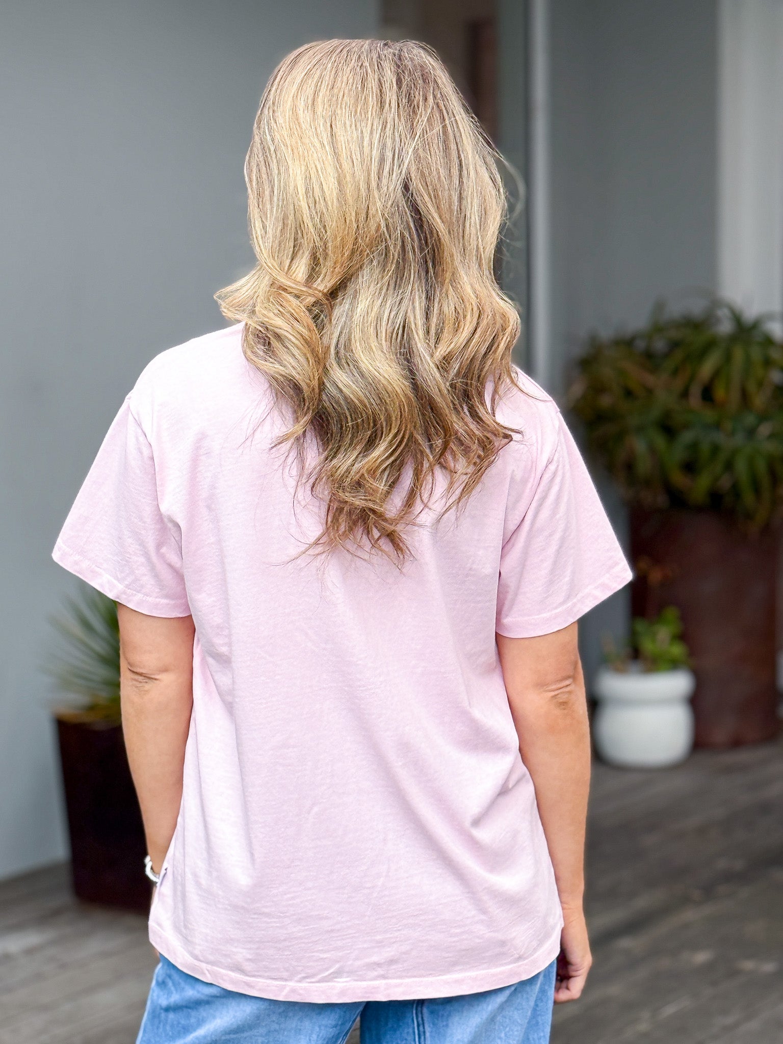 Palermo Relaxed Tee - Light Pink