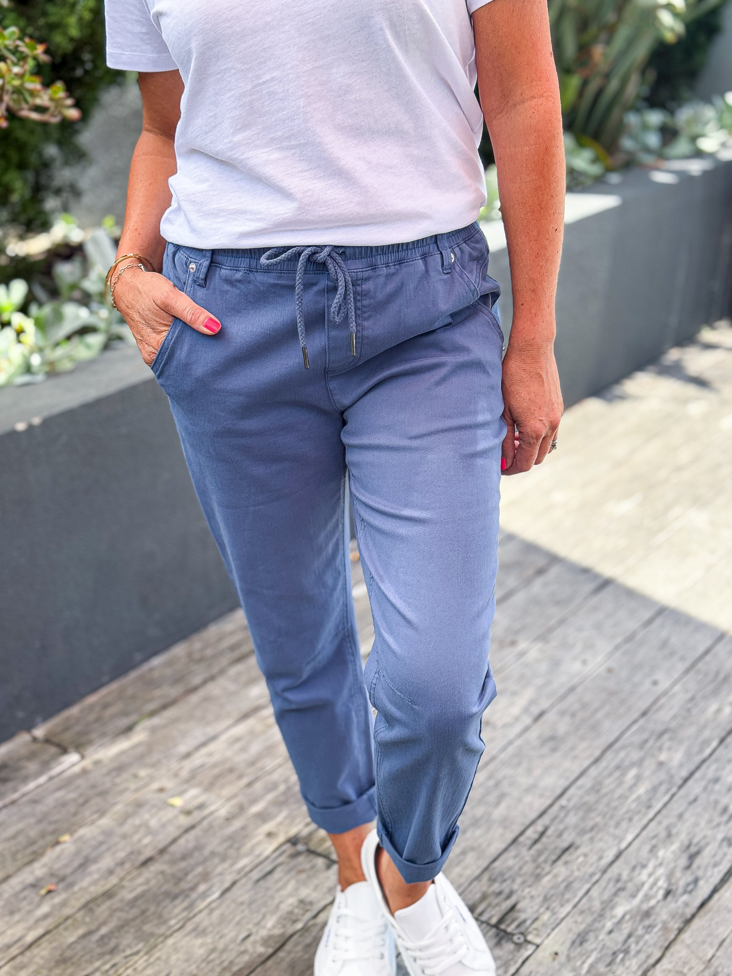 Penny Relax Pant - Indigo