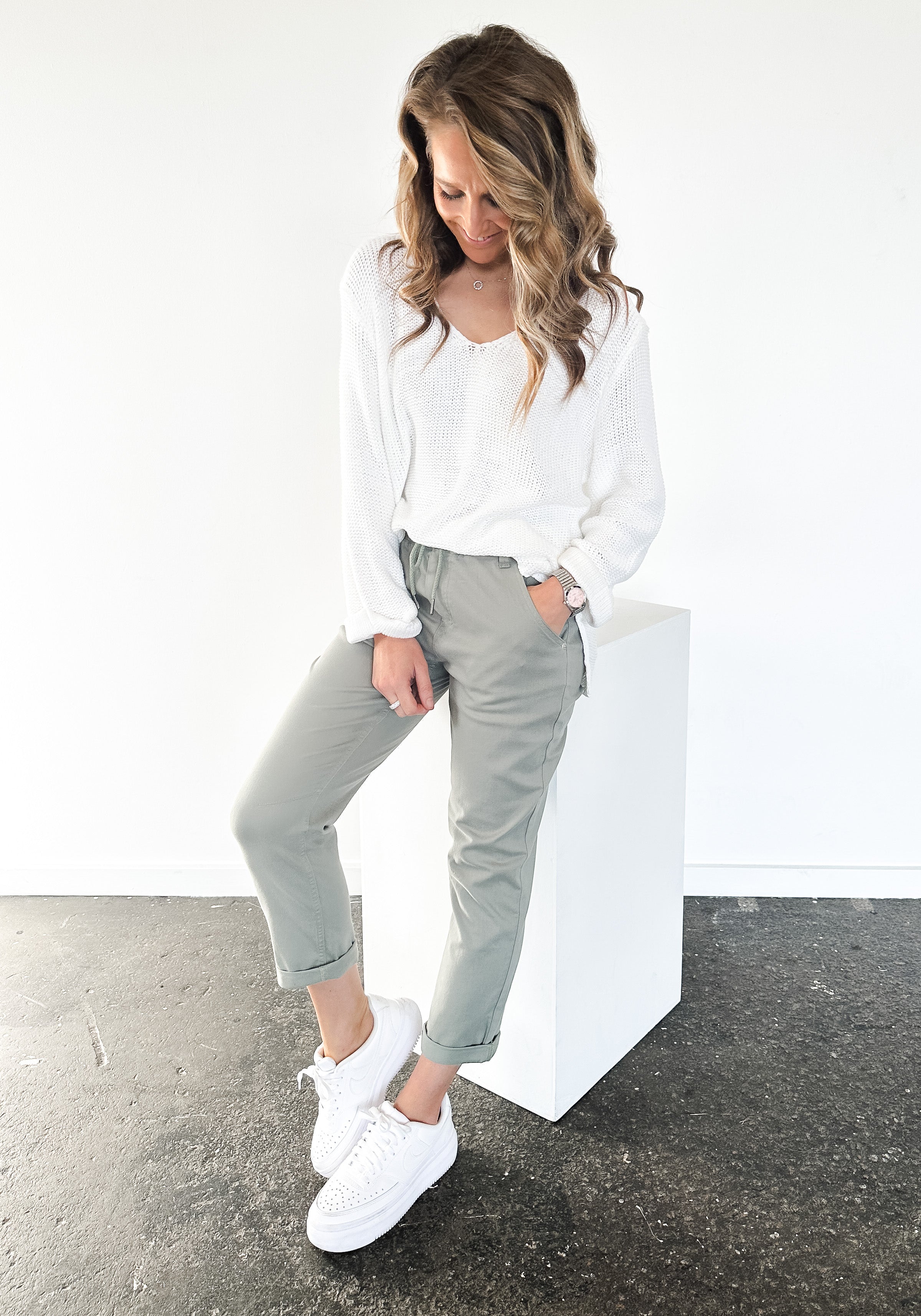 Penny Relax Pant - Sage