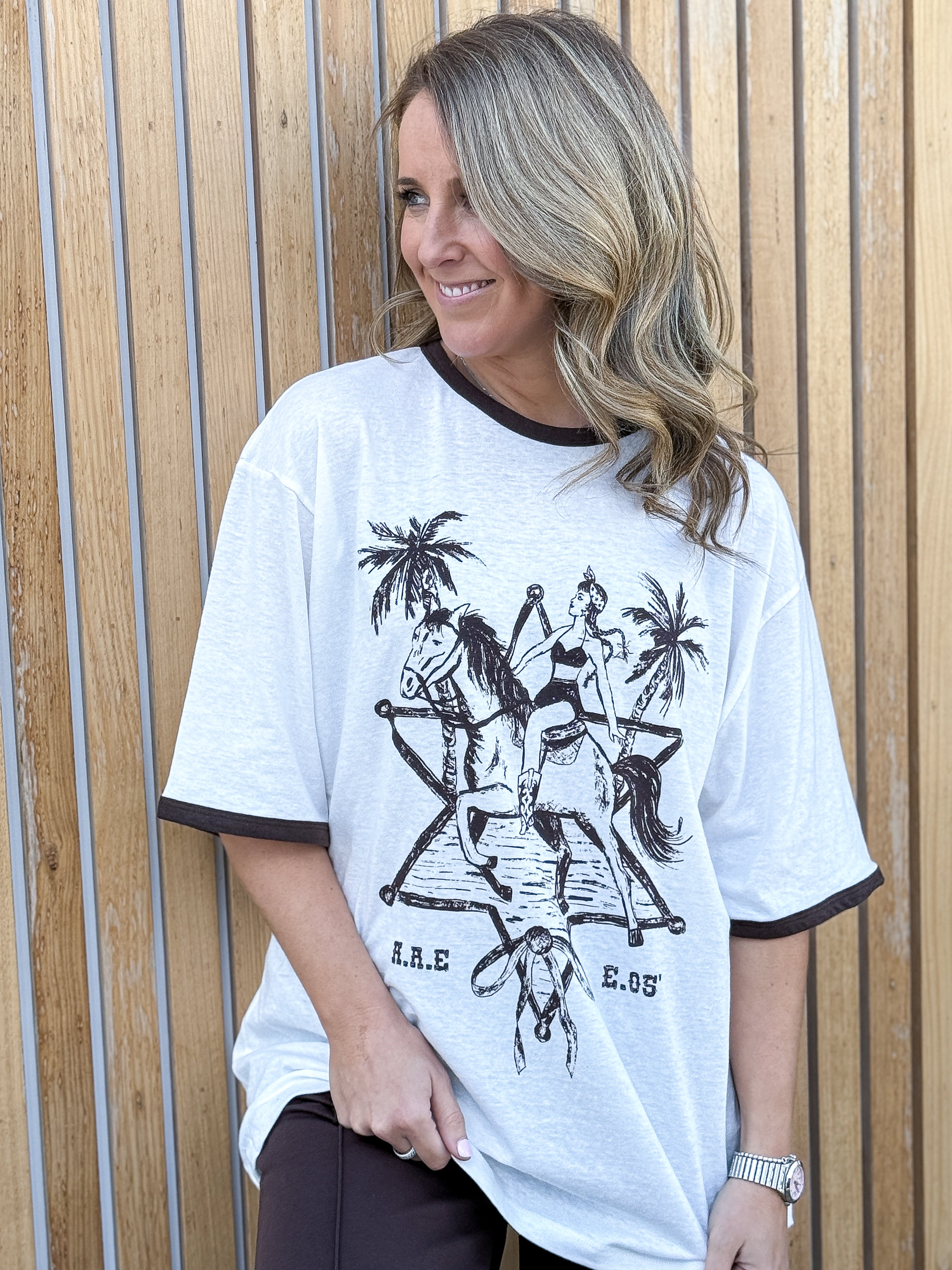 Pony Island Tee - Vintage White