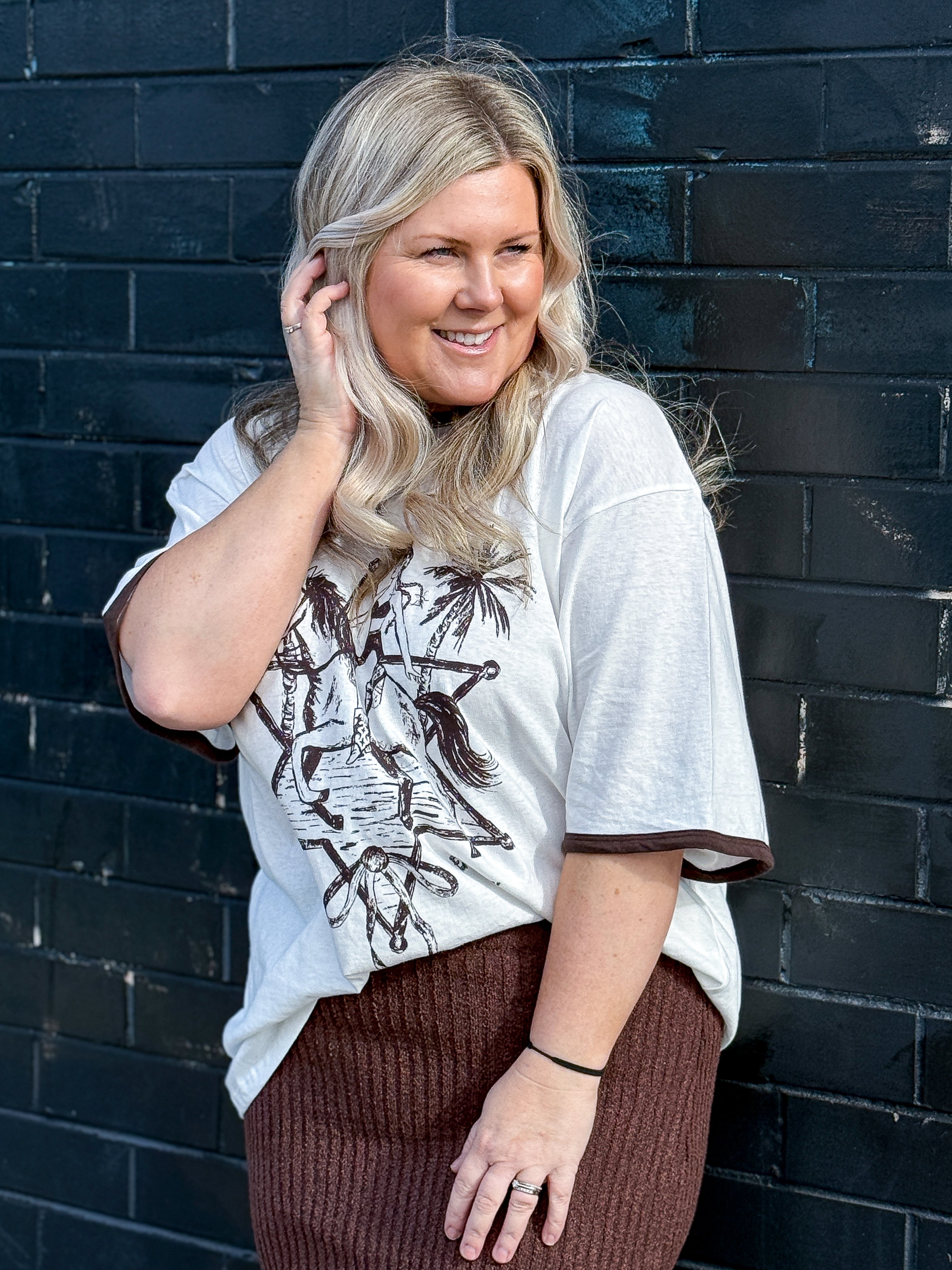 Pony Island Tee - Vintage White