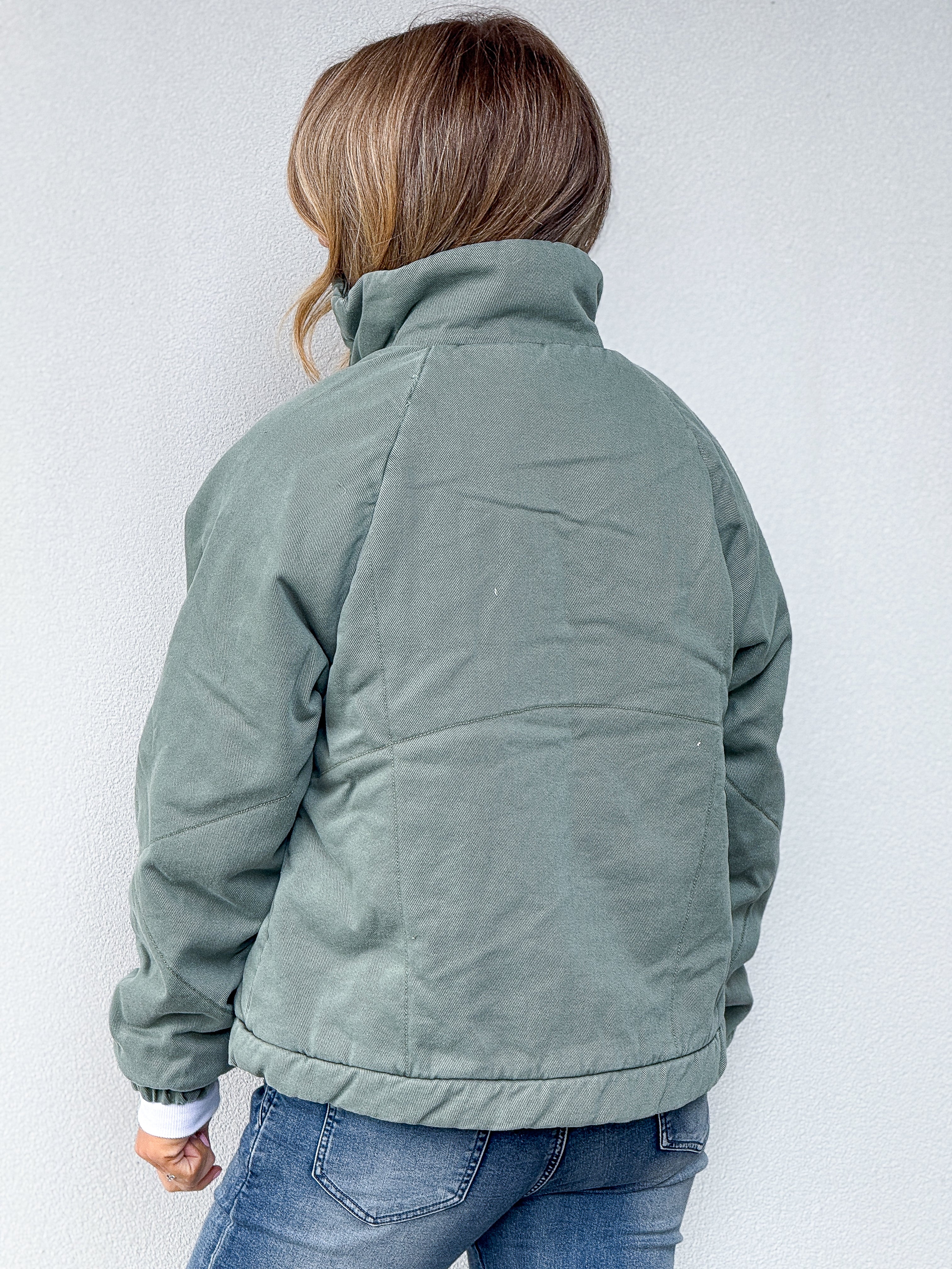 Rosalee Denim Jacket - Green