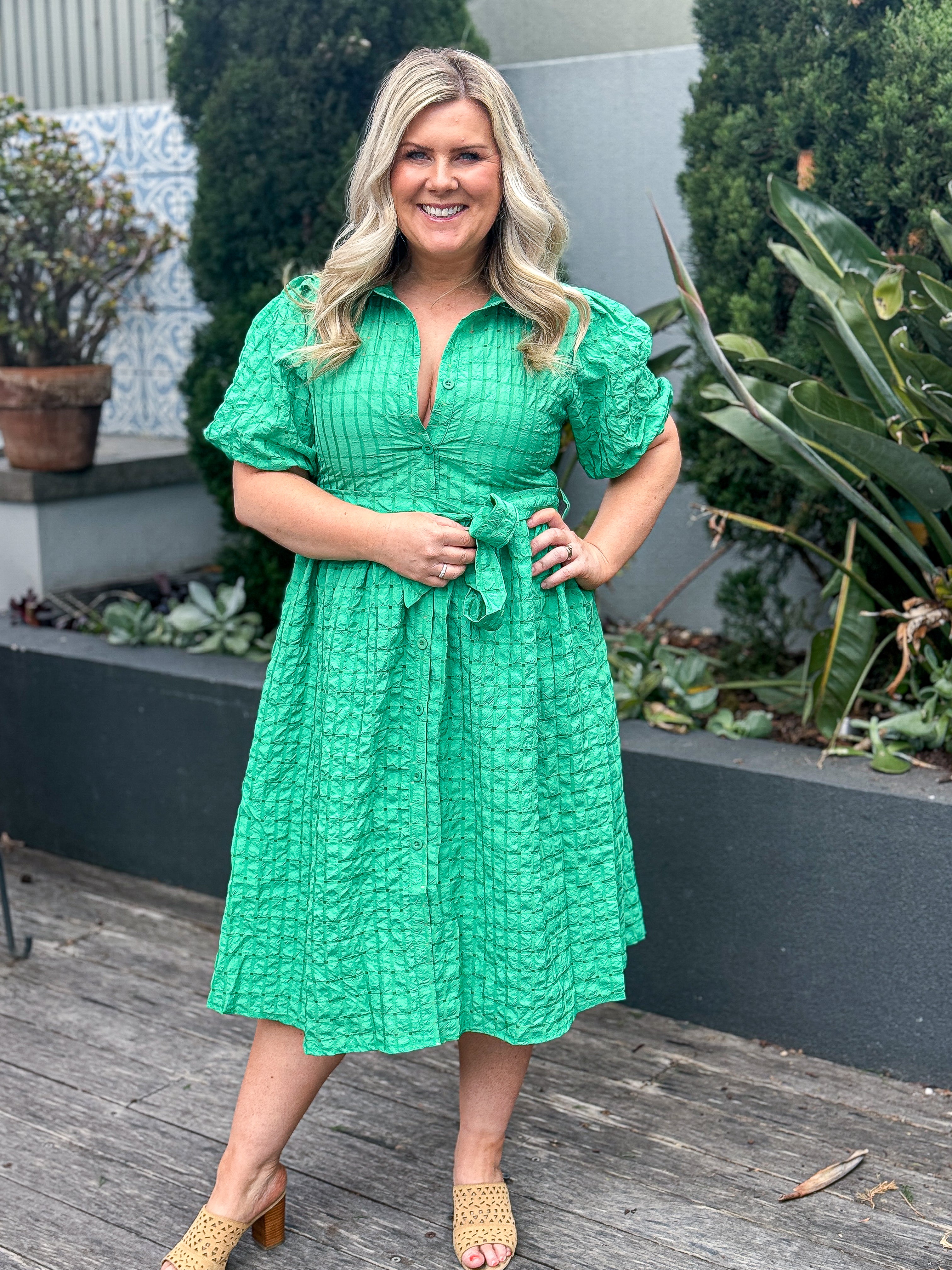 Rachel Dress - Green