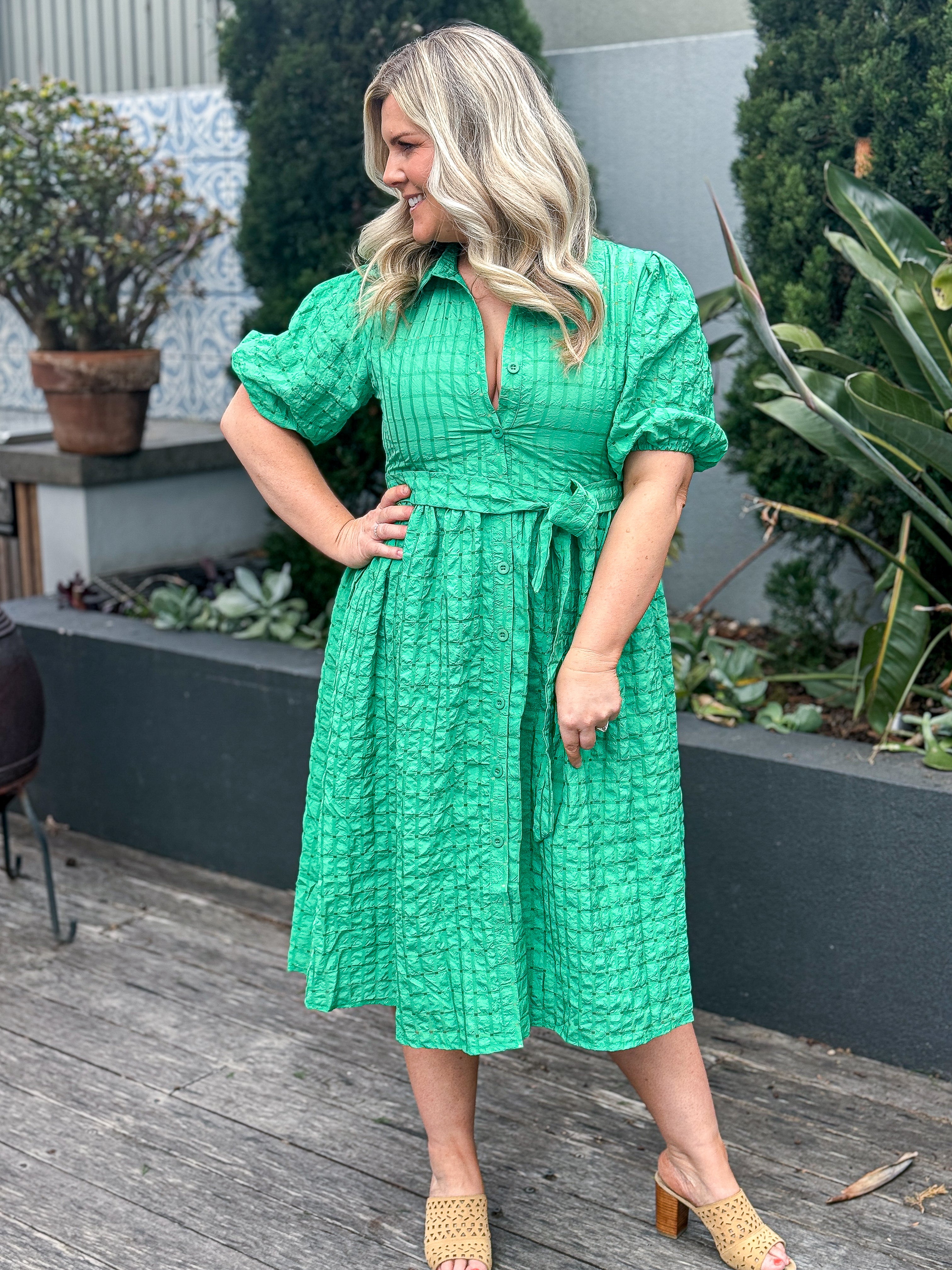 Rachel Dress - Green