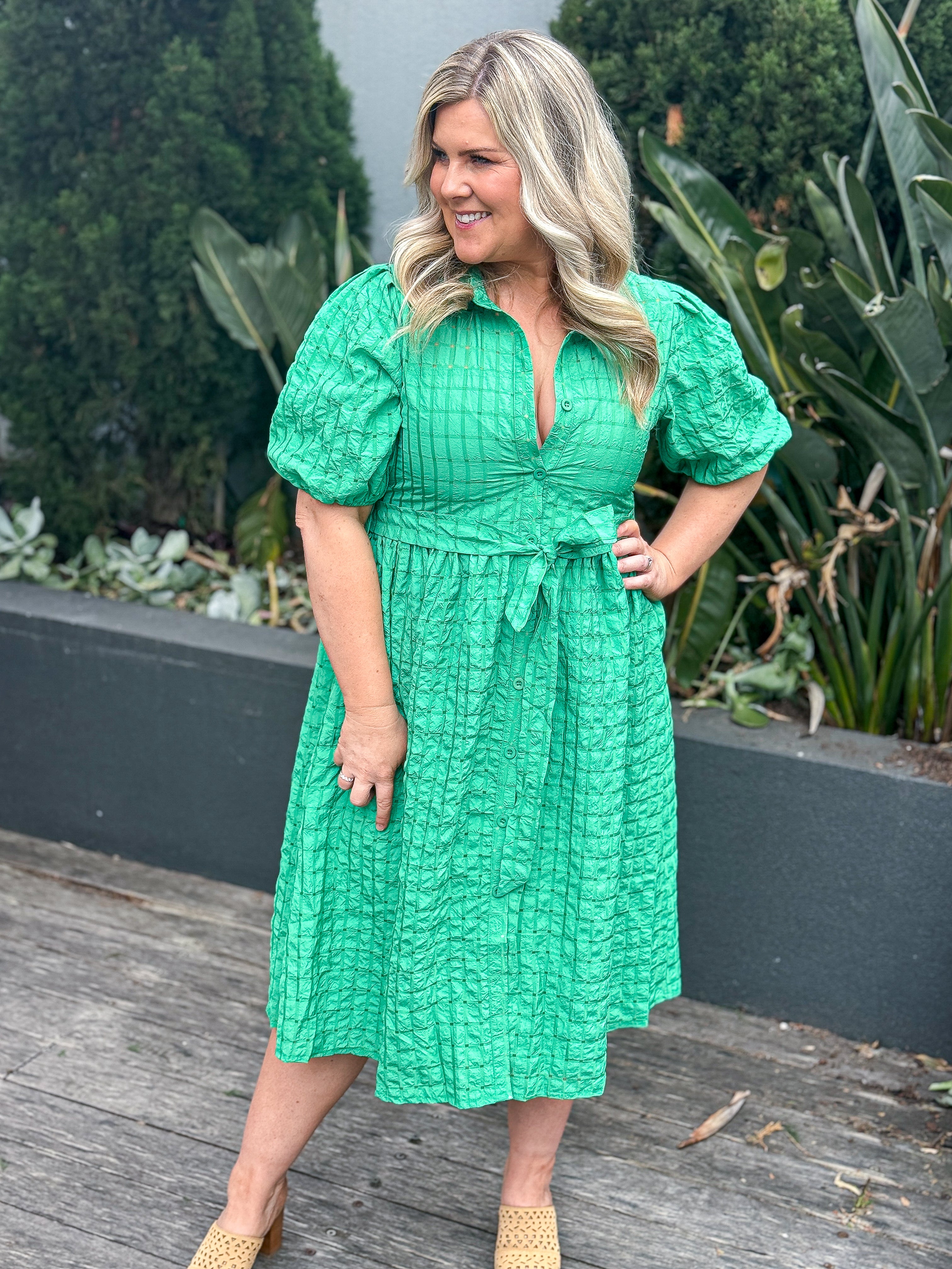 Rachel Dress - Green