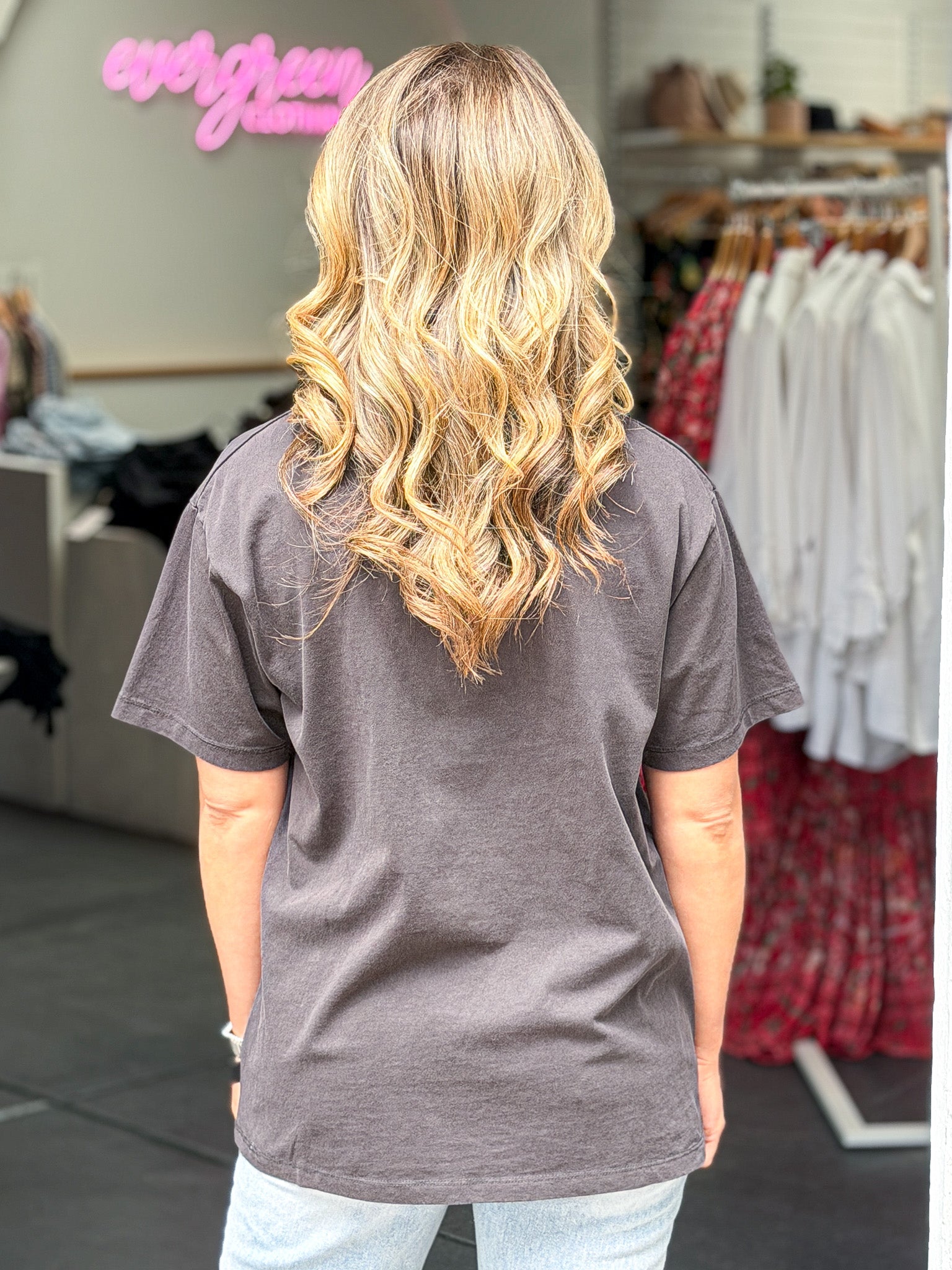 Rodeo Relaxed Tee - Washed Black