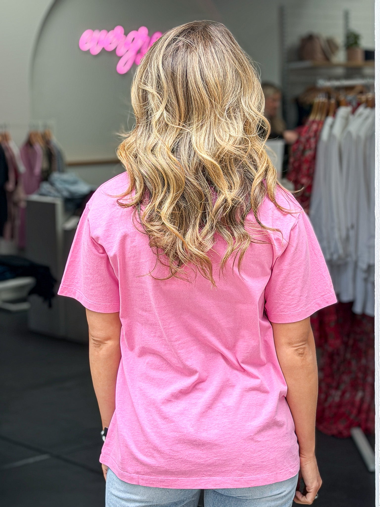Rodeo Relaxed Tee - Pink