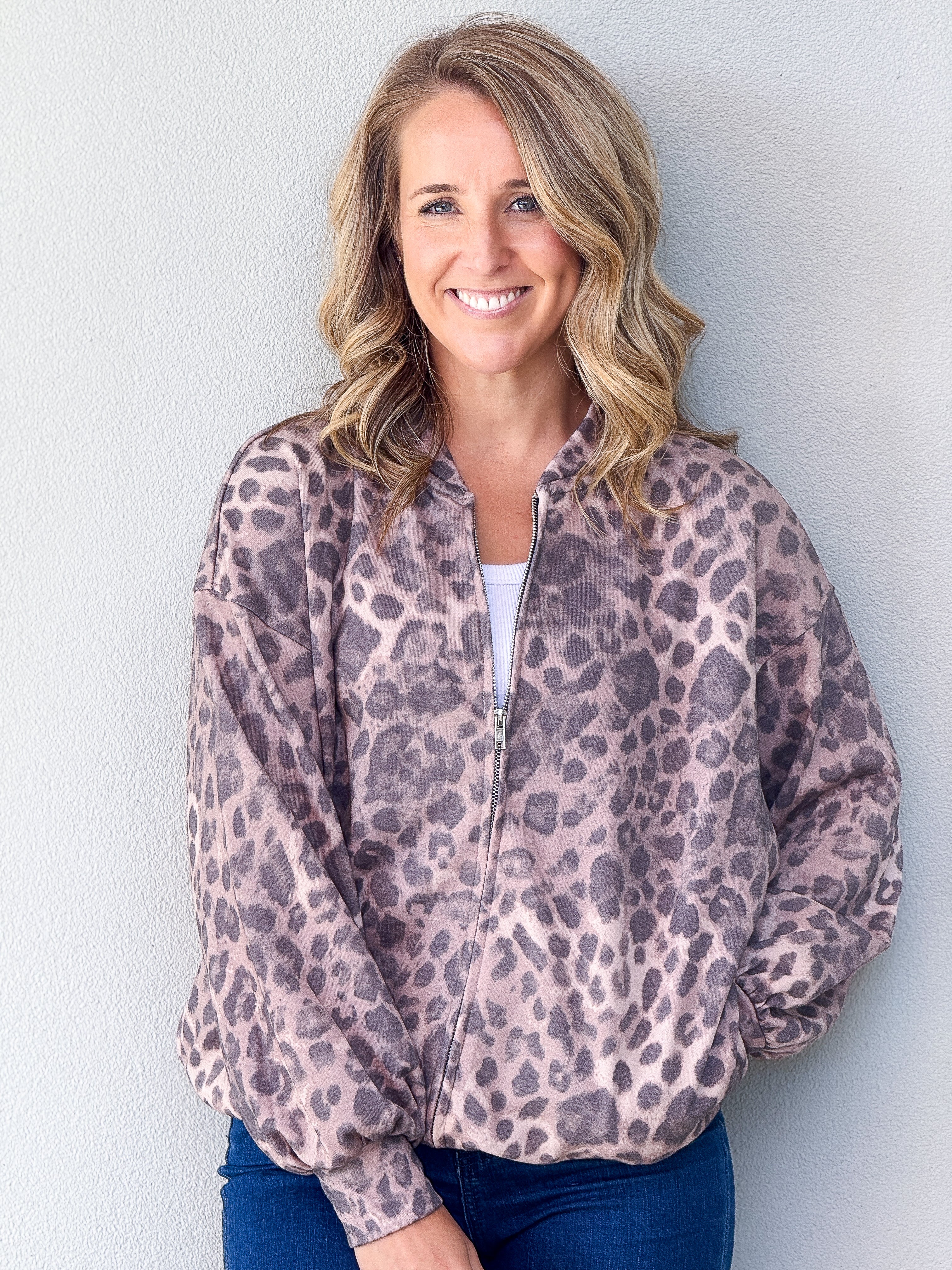 Rune Zip Jacket - Animal Brown
