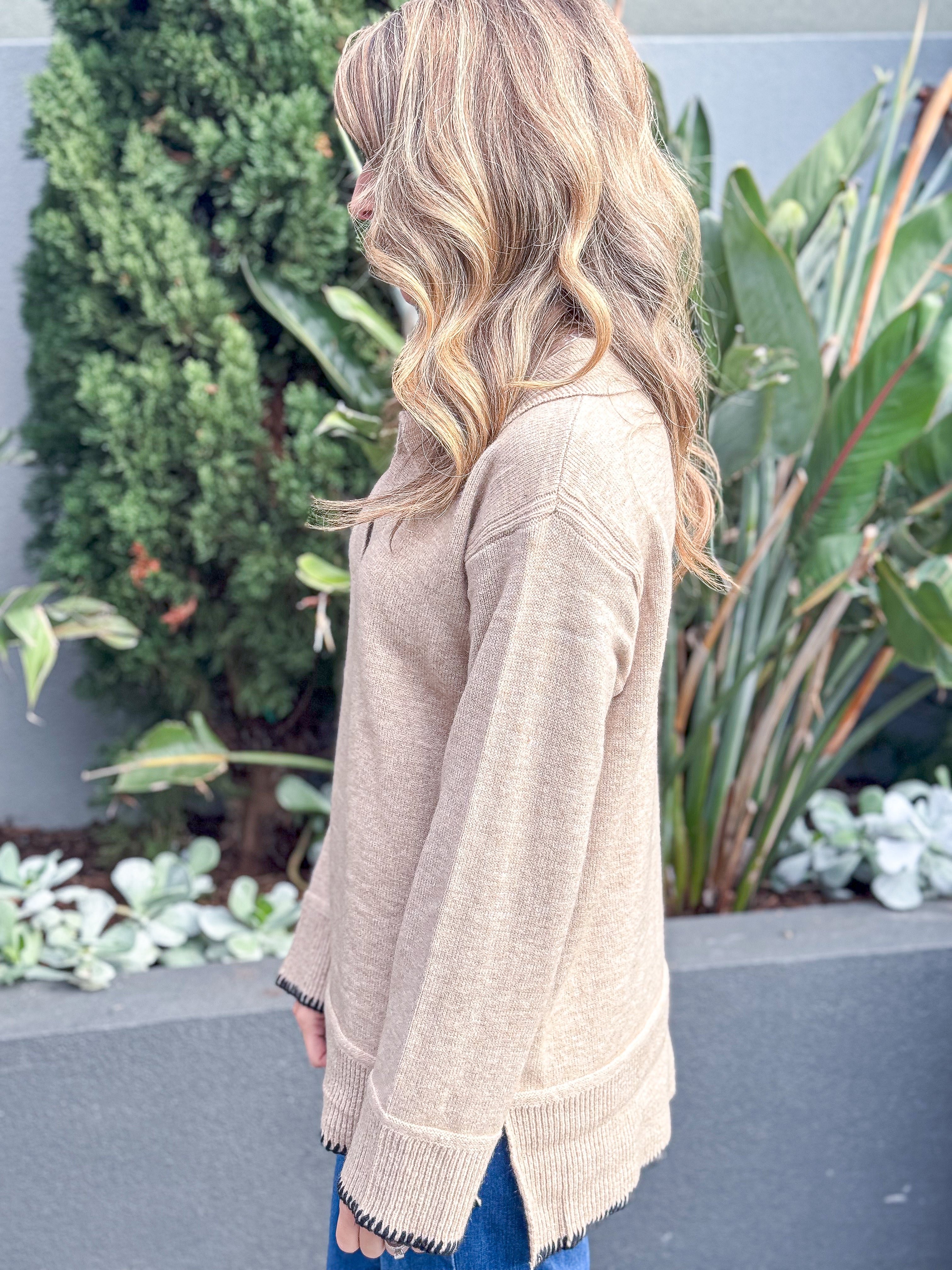 Saskia Knit Jumper - Taupe