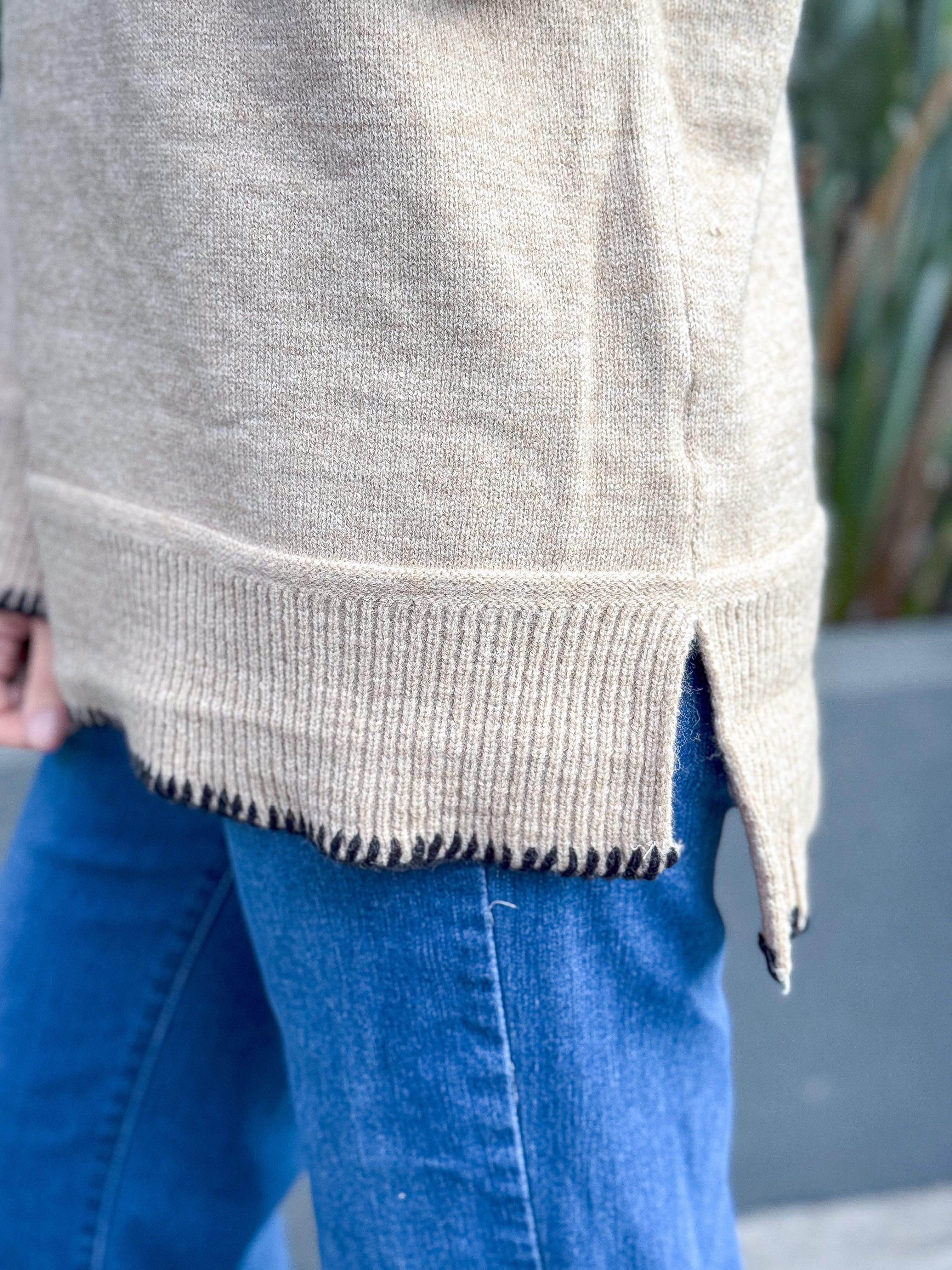 Saskia Knit Jumper - Taupe