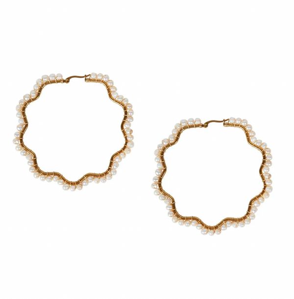 Klein Luxe Earring - Pearl Flower