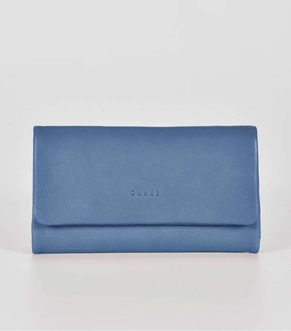 Nina Leather Wallet - Powder Blue