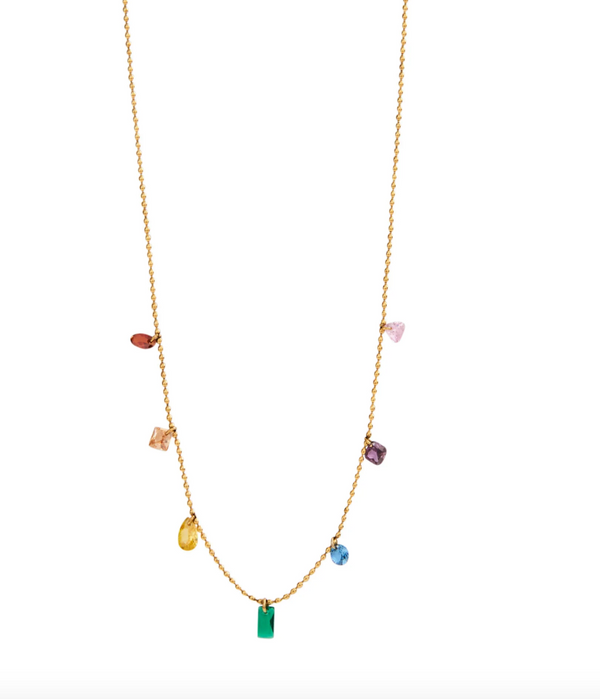 Palmier Necklace - Rainbow