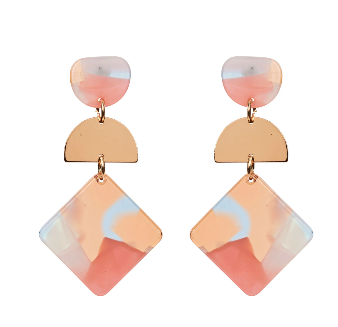 La Mer Drop Earring - Melon