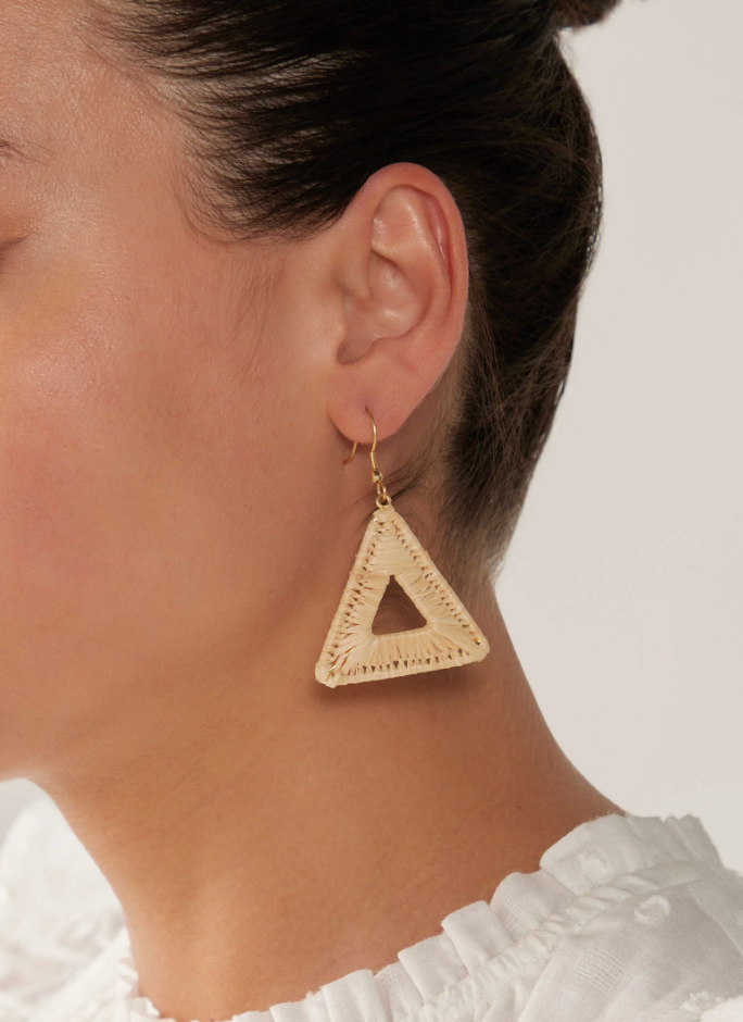 Seraphic Earring - Natural Triangle