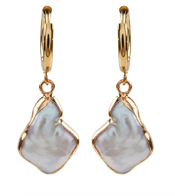 Heritage Earring - Square Stone