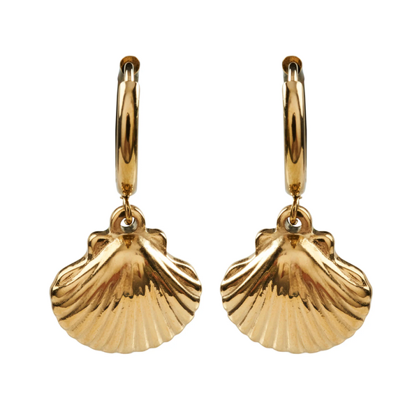 Heritage Earring - Gold Shell