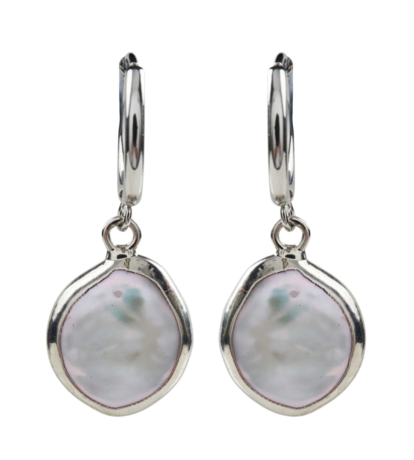 Heritage Earring - Clear Dome