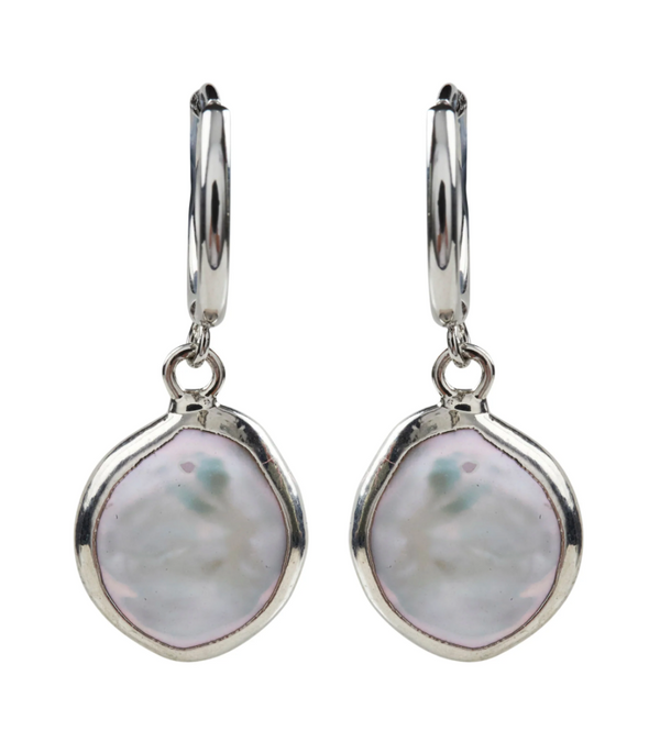 Heritage Earring - Clear Dome