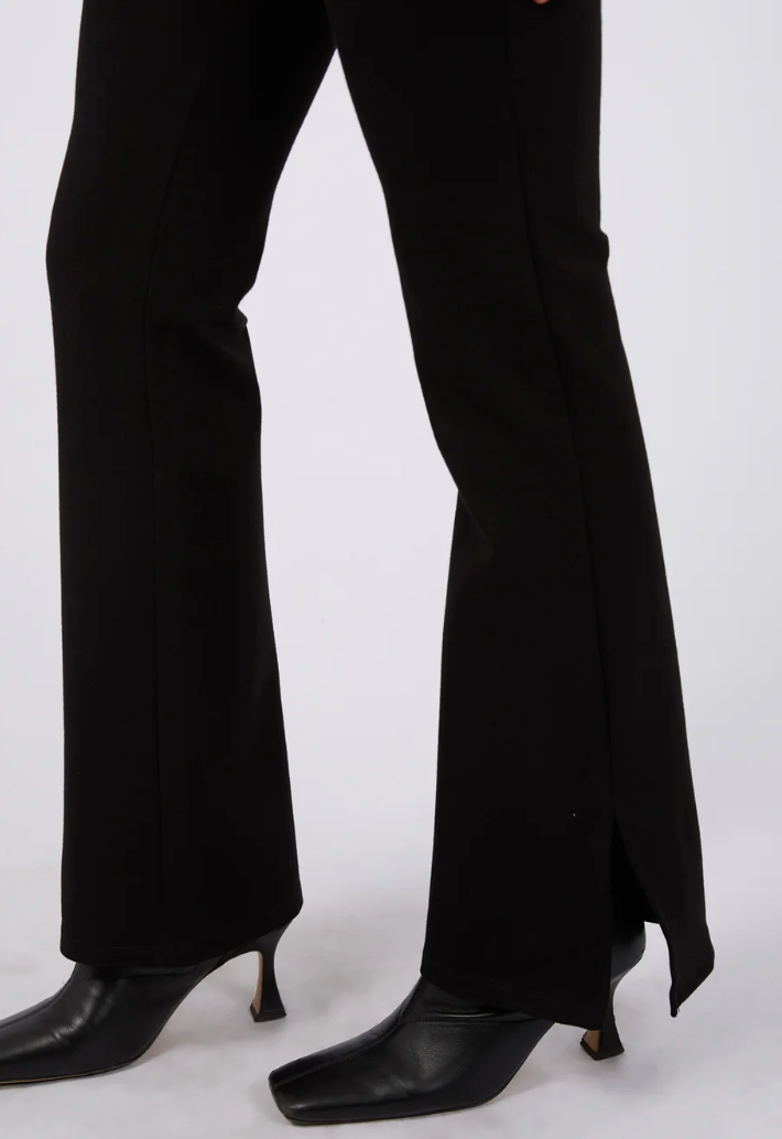 Jenner Side Split Pant - Black