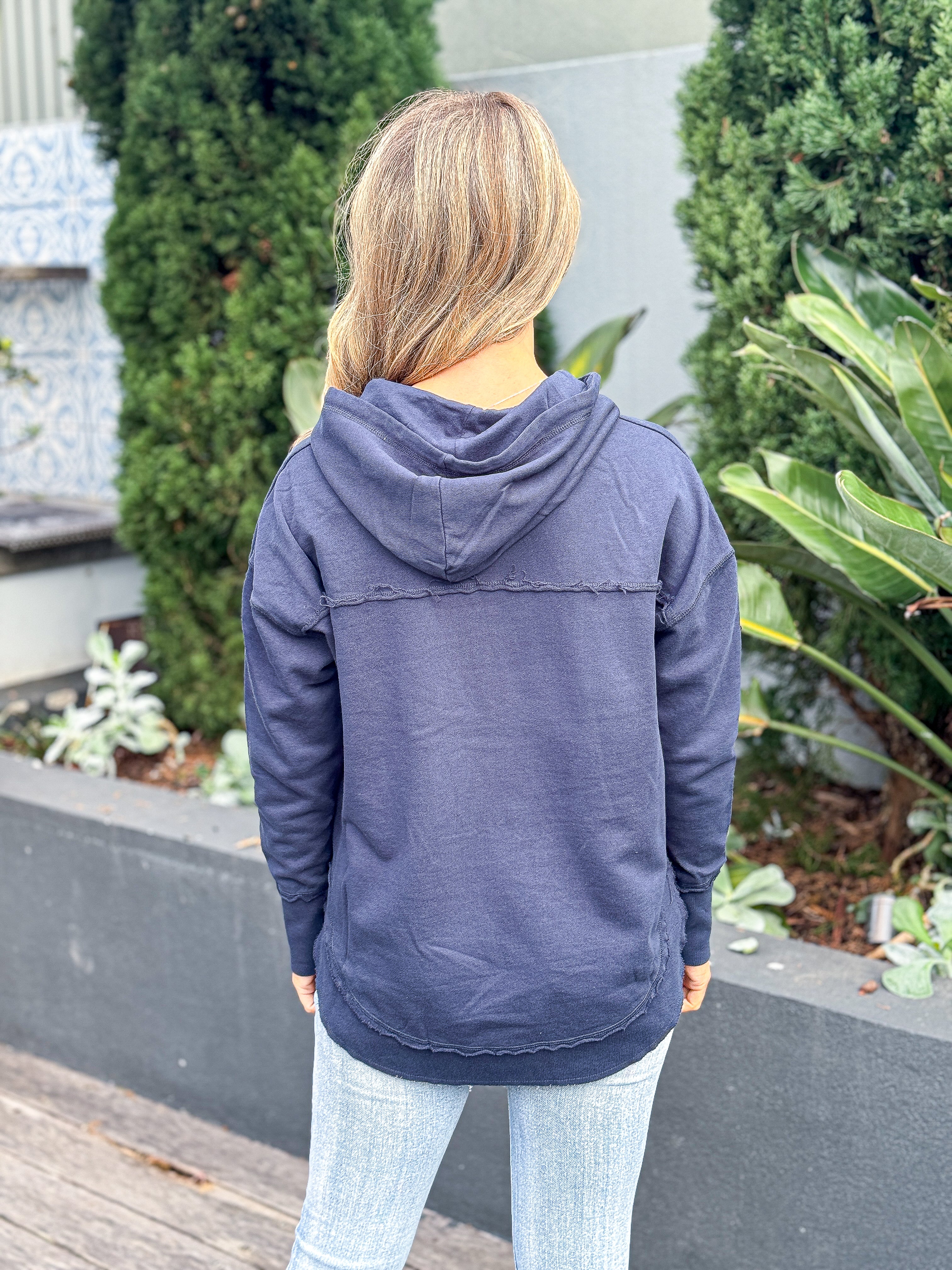 Sigrid Hoodie - Navy