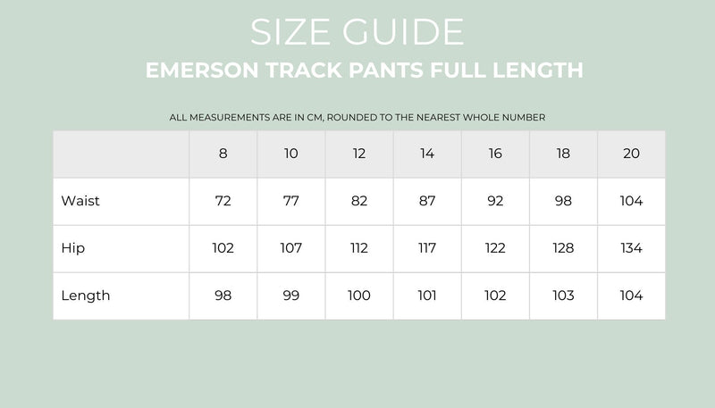 Emerson Track Pants - Black