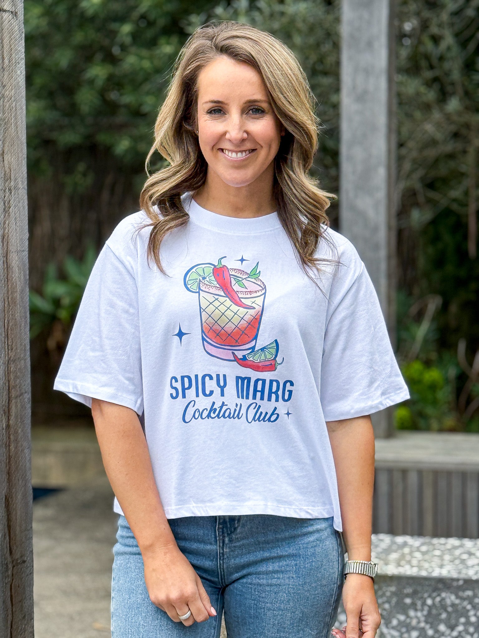 Spicy Marg Club Tee - White